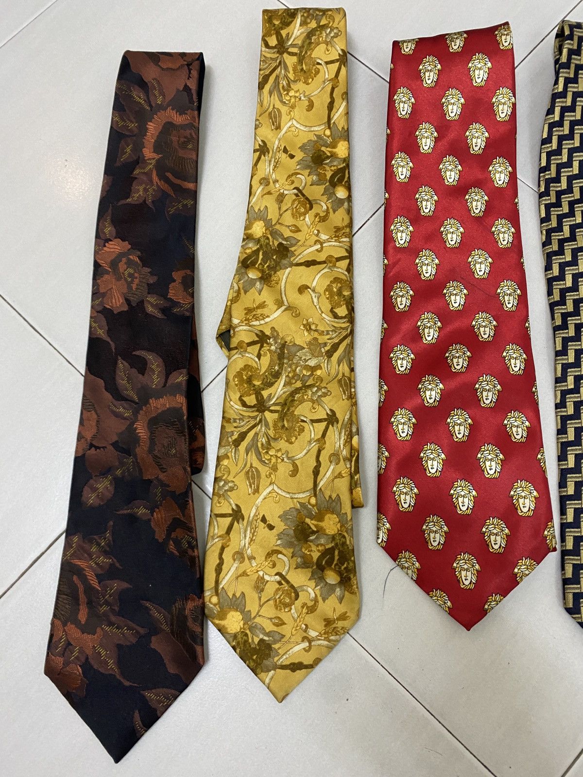 Designer × Vintage Combo 6 Branded Neck Tie Size ONE SIZE - 2 Thumbnail