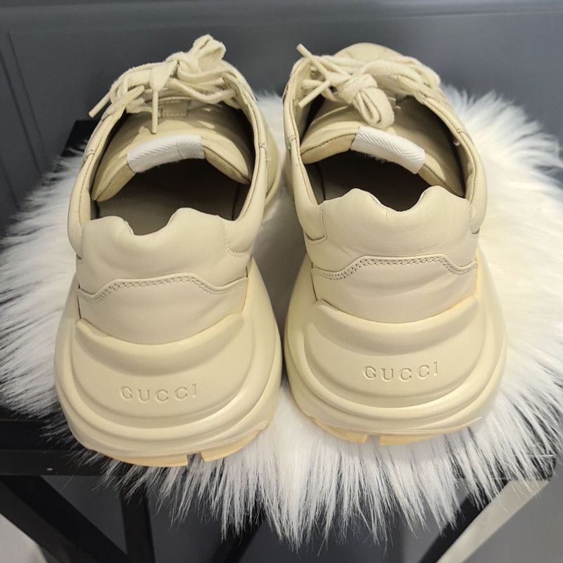 Gucci Gucci Rhyton Leather Sneakers with Tiger Design - Size US 9.5 / EU 42-43 - 3 Thumbnail