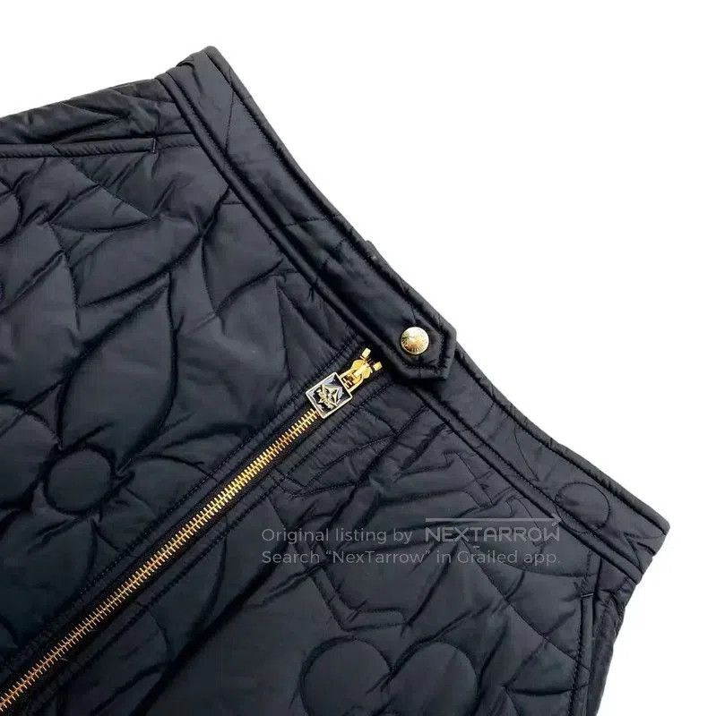 Louis Vuitton Louis Vuitton Black Nylon Skirt for Women . Size 28" / US 6 / IT 42 - 3 Thumbnail