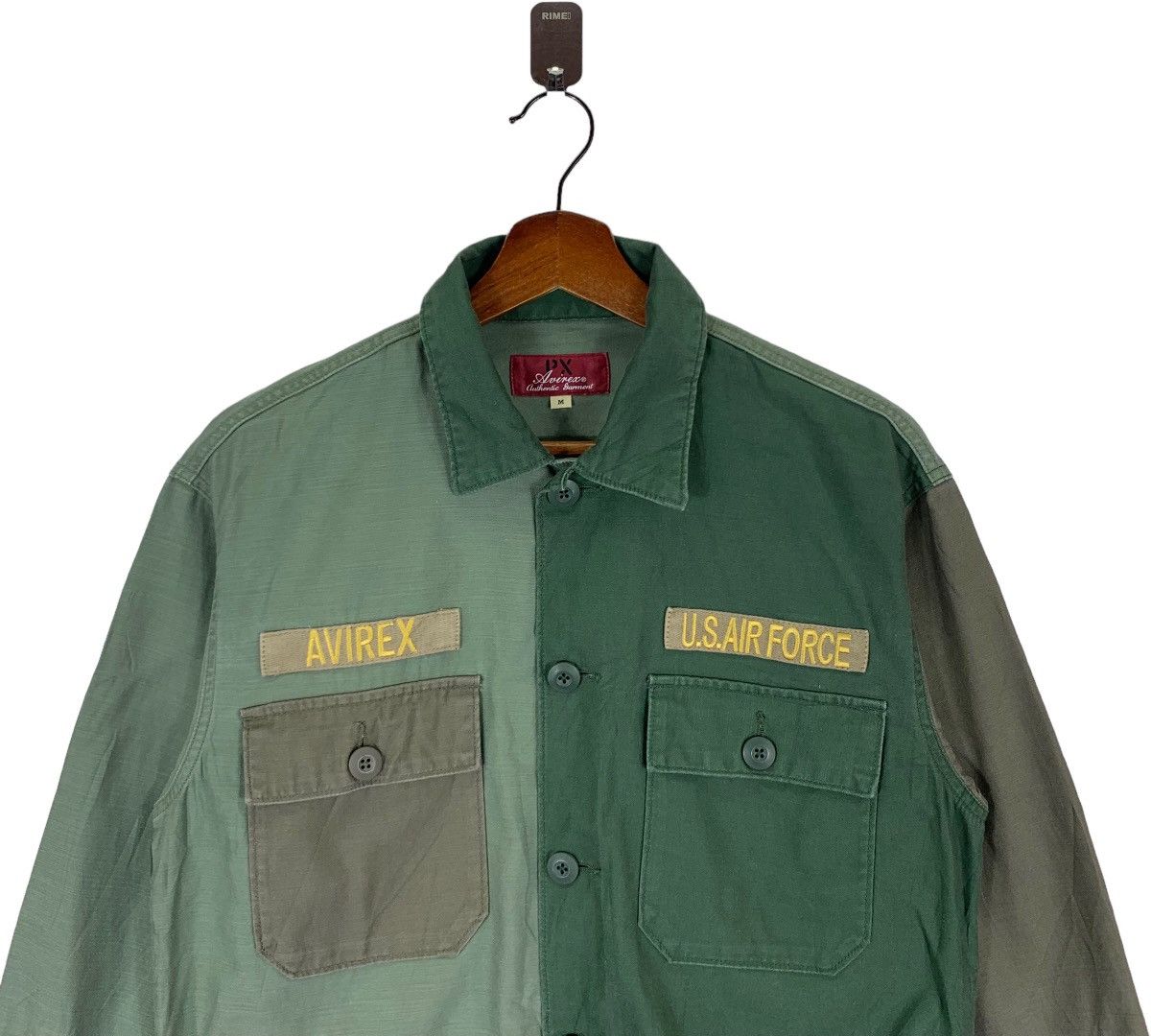 Avirex Vintage Avirex USA Patch Work Army Military Button Shirts Size US M / EU 48-50 / 2 - 4 Thumbnail