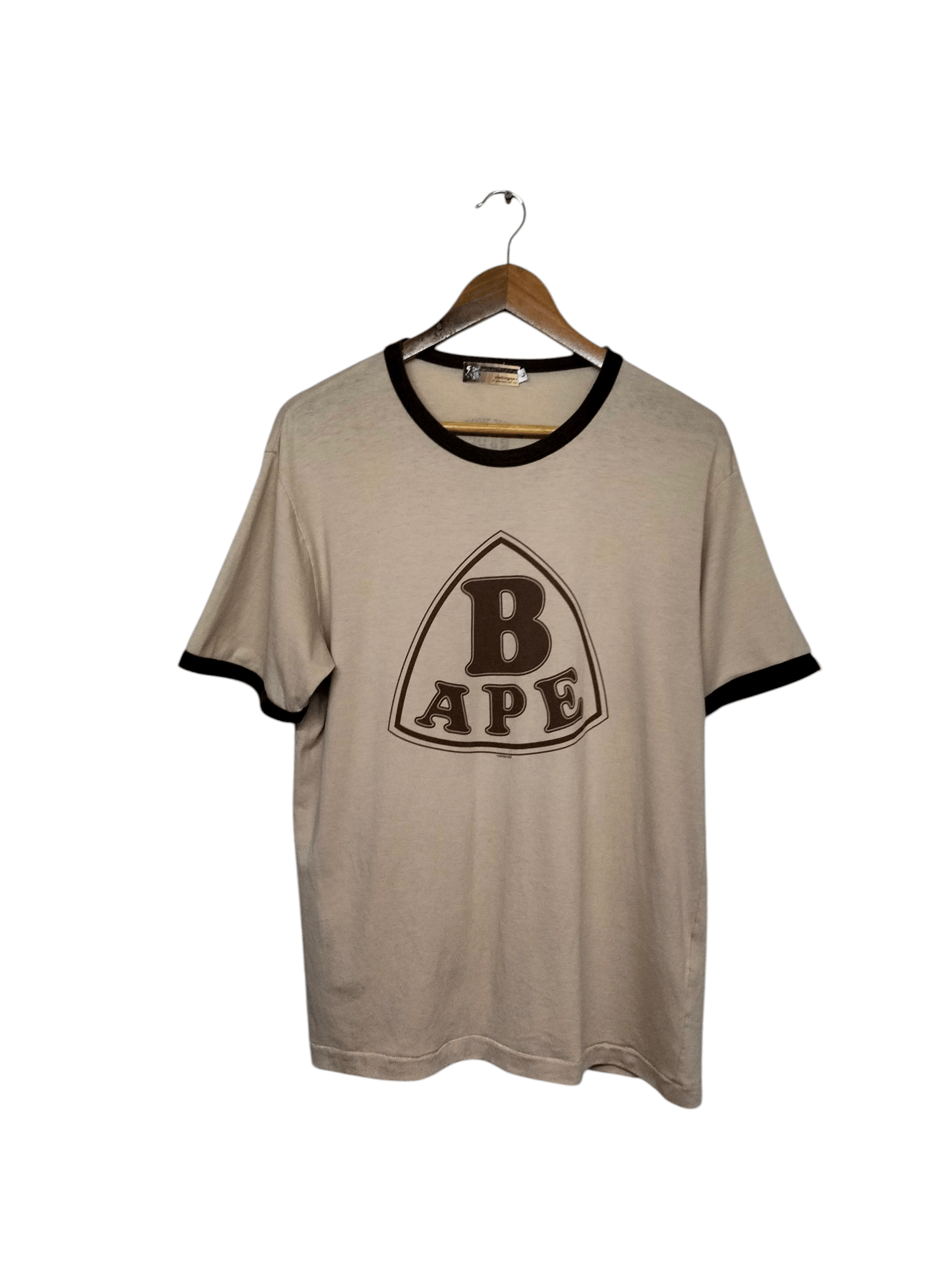 Vintage Bathing ape busy work ringer shirt rare
