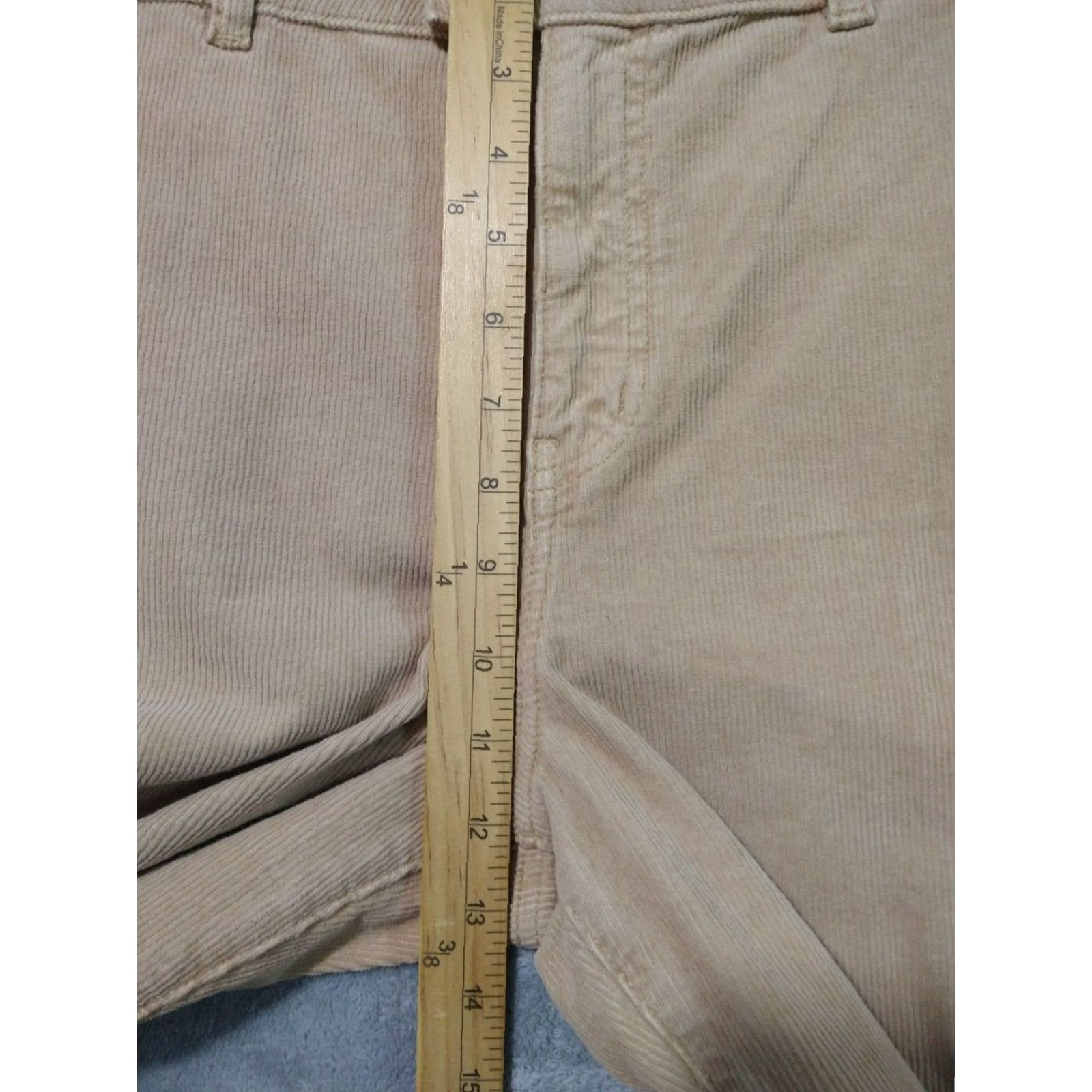 American Eagle Outfitters American Eagle Jeans Beige High Rise Bootcut Stretch Womens 16 Tall Size 38" / US 16 / IT 52 - 4 Thumbnail