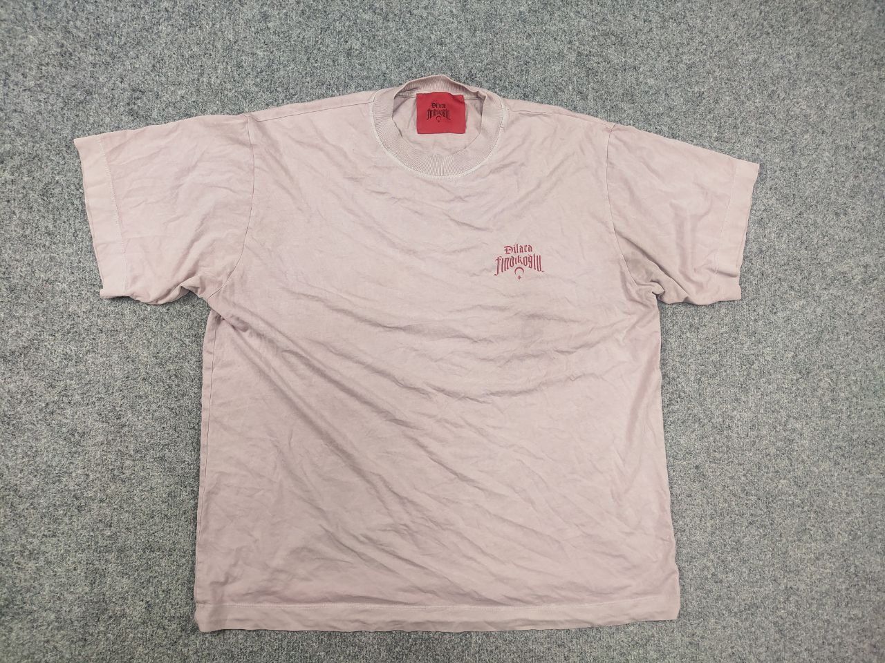 Dilara Findikoglu Dilara Findikoglu Design Oversized Pale pink logo Shirt Tee Size US M / EU 48-50 / 2 - 6 Thumbnail