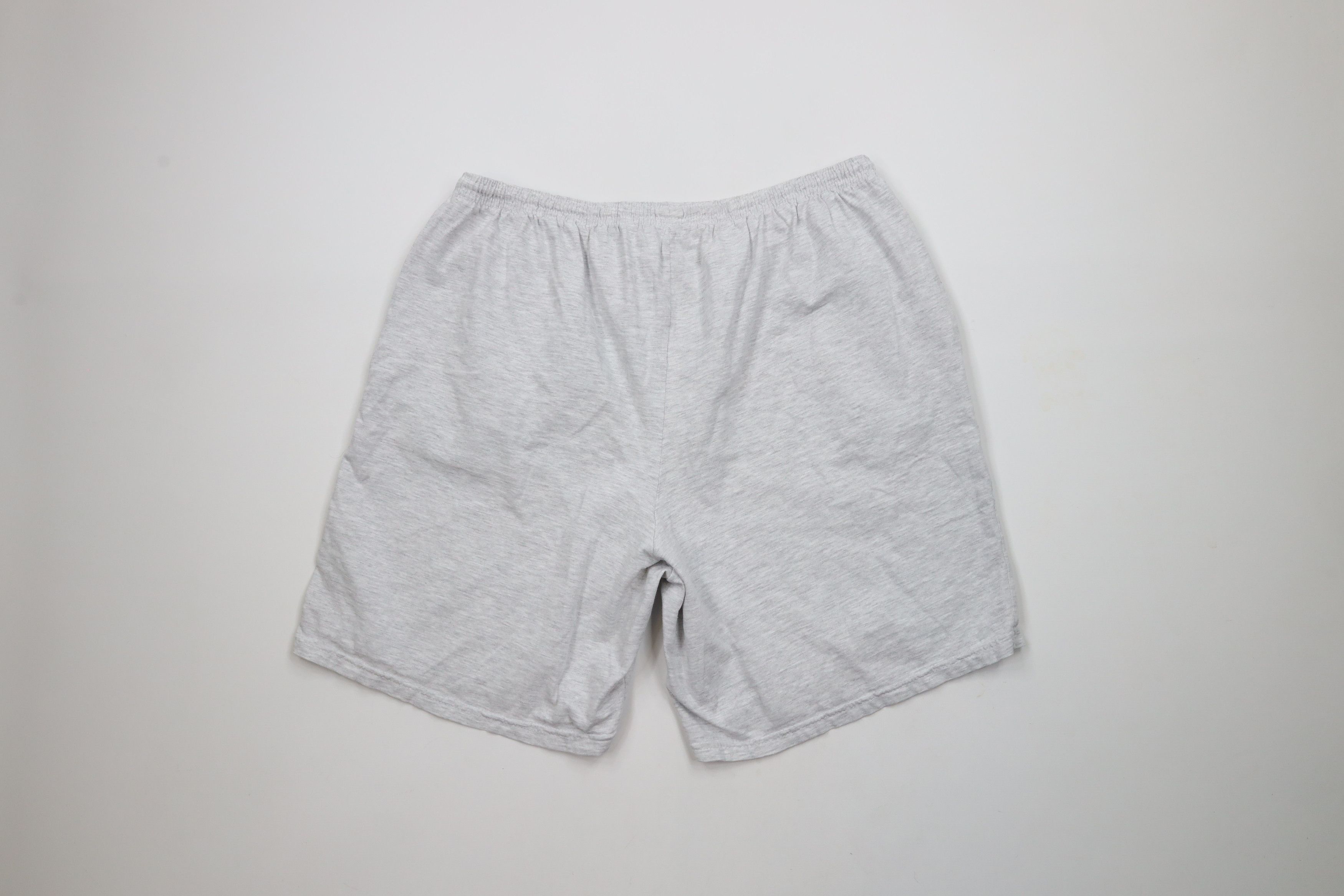 Vintage Vintage 90s Streetwear Knee Cotton Dad Shorts Heather Gray Size US 36 / EU 52 - 8 Thumbnail