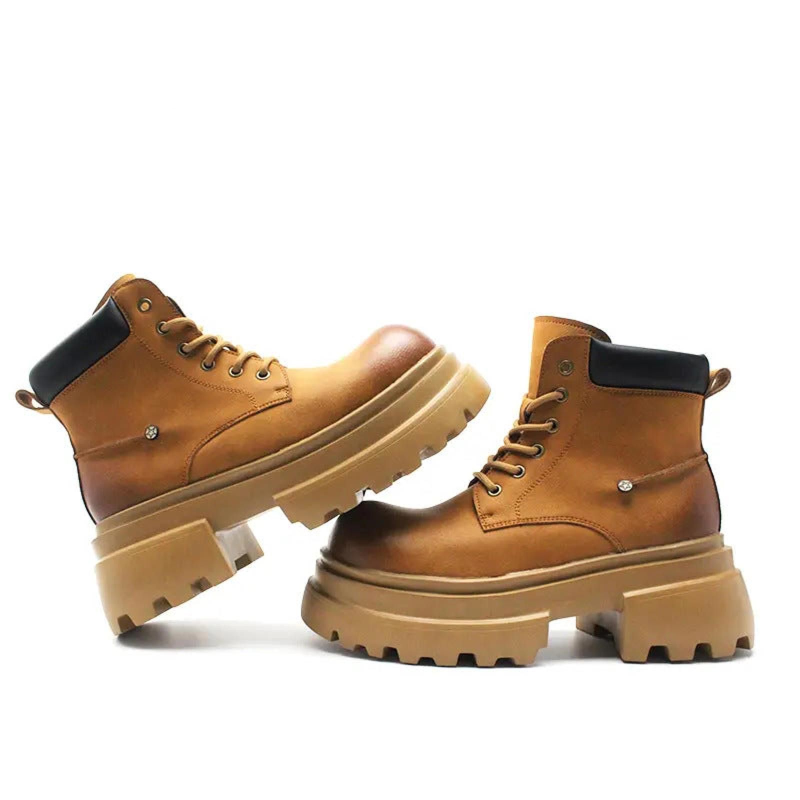 Japanese Brand Chunky Platform Combat Boots Size US 9 / EU 42 - 2 Thumbnail
