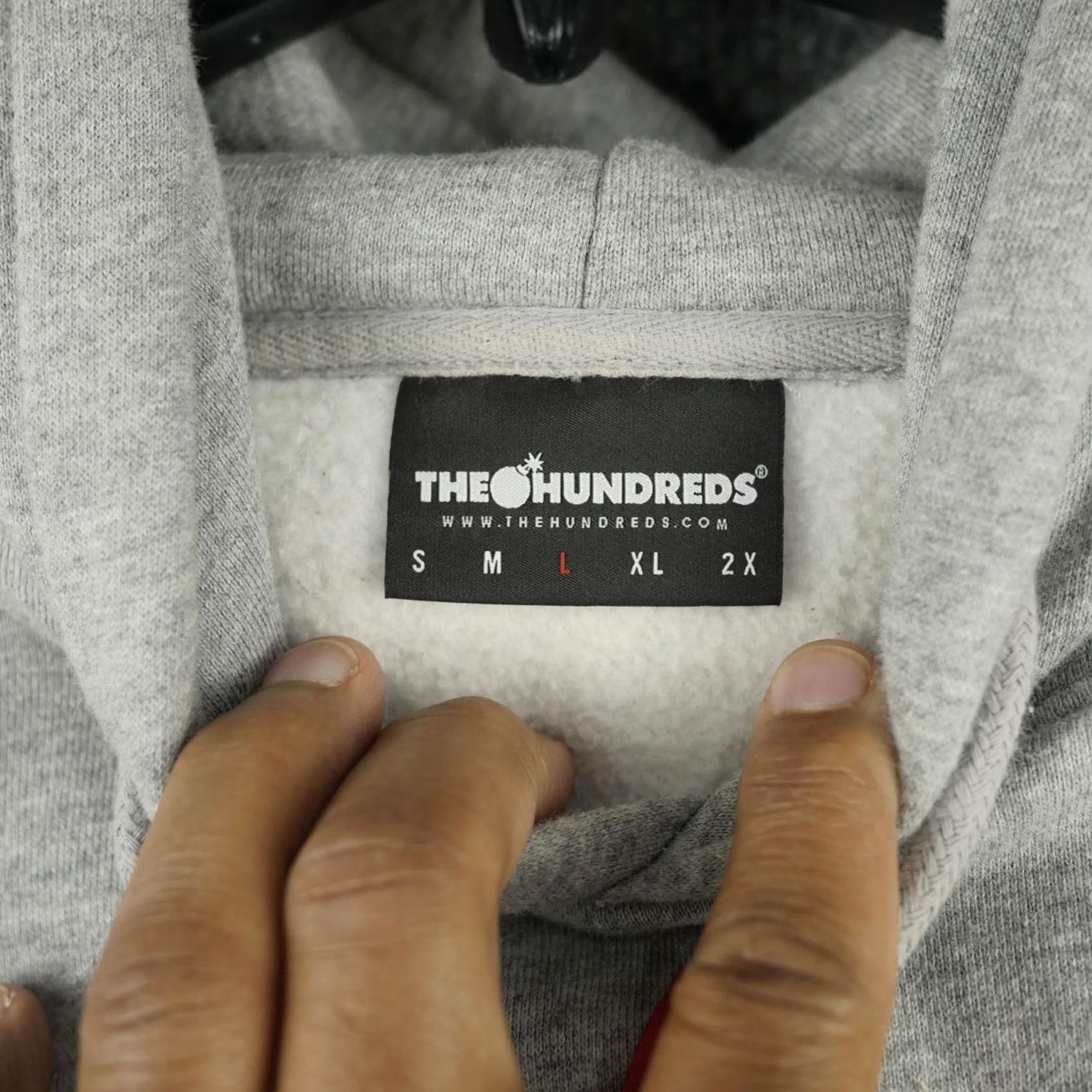 The Hundreds The Hundreds Hoodie Mens L Gray Devil Bomb Graphic Pullover Sweatshirt Evil Half Size US L / EU 52-54 / 3 - 7 Thumbnail