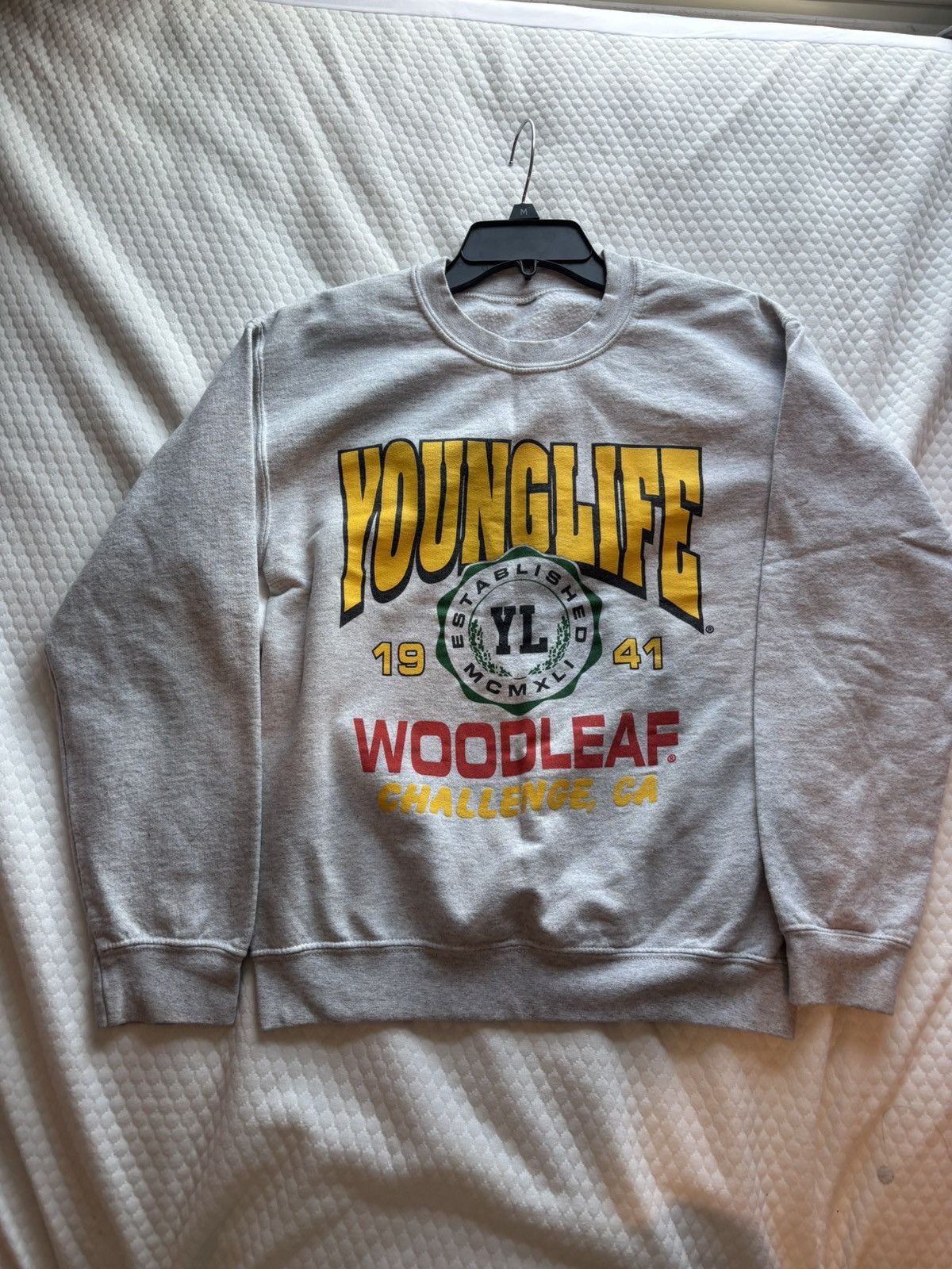 Designer × Vintage Vintage grey graphic Younglife crewneck Woodleaf California Size US S / EU 44-46 / 1 - 1 Thumbnail