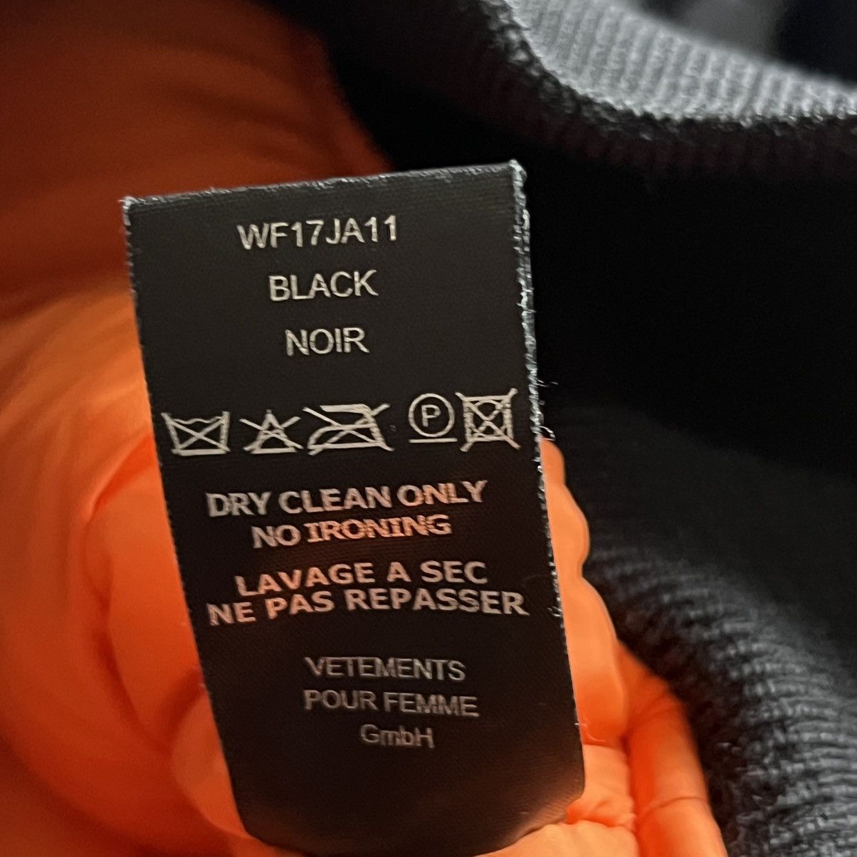 Vetements Vetements Total Fucking Darkness Bomber Jacket Size US XS / EU 42 / 0 - 9 Thumbnail