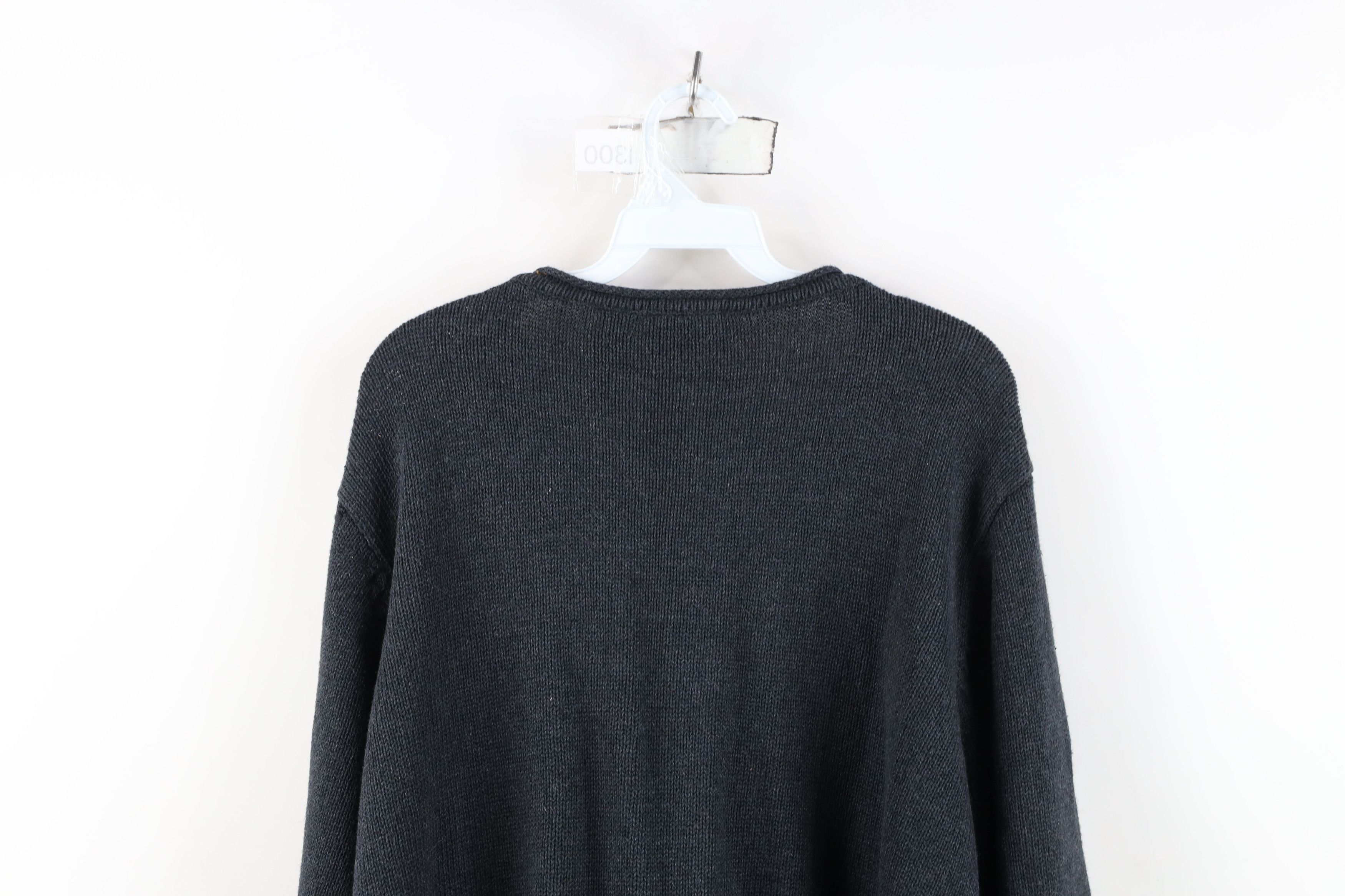 Vintage Vintage 90s Streetwear Snowman Marled Knit Full Zip Sweater Size 3XL / US 20-22 - 14 Thumbnail