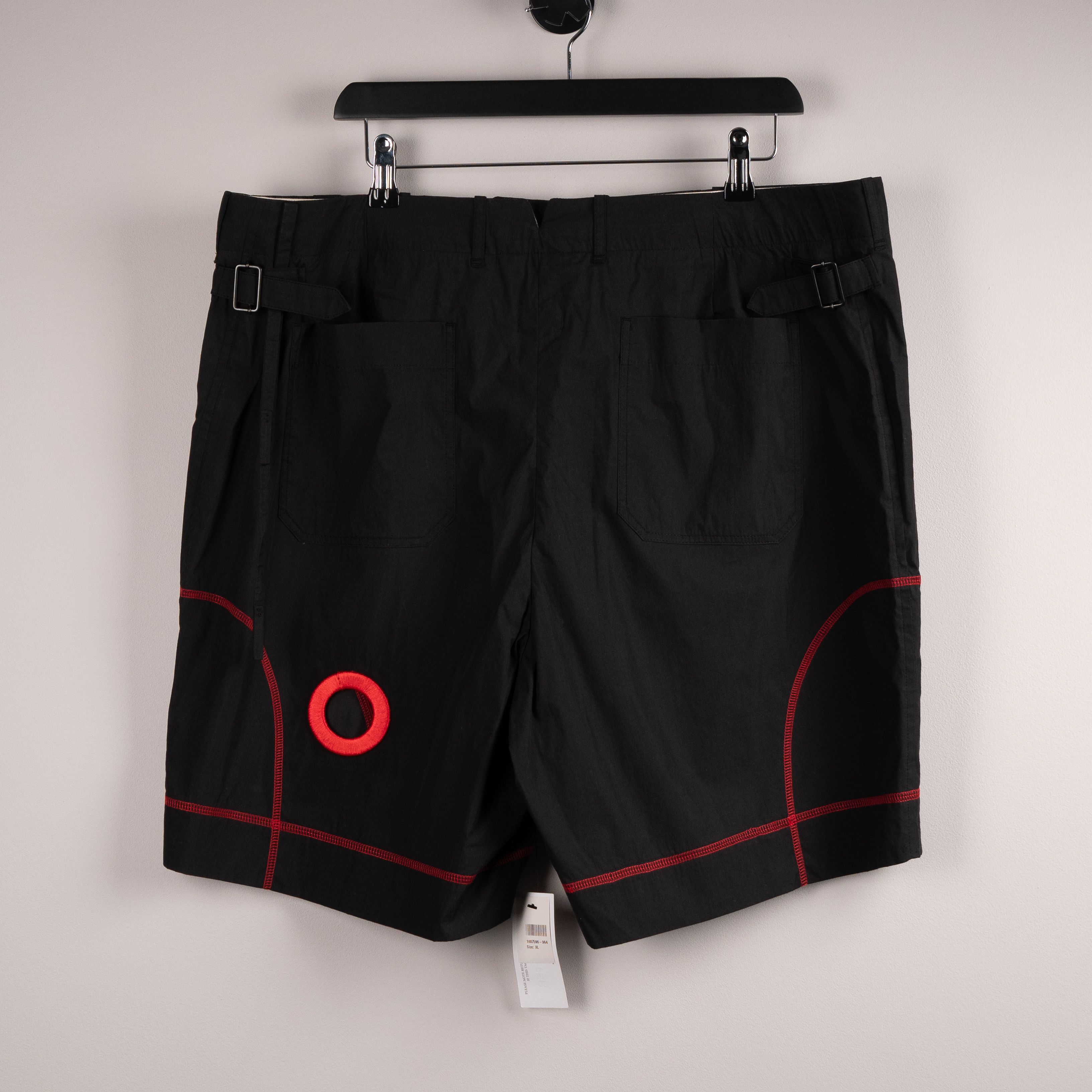 Craig Green Craig Green SS18 Contrast Stitch Shorts Black/Red Size US 36 / EU 52 - 2 Thumbnail