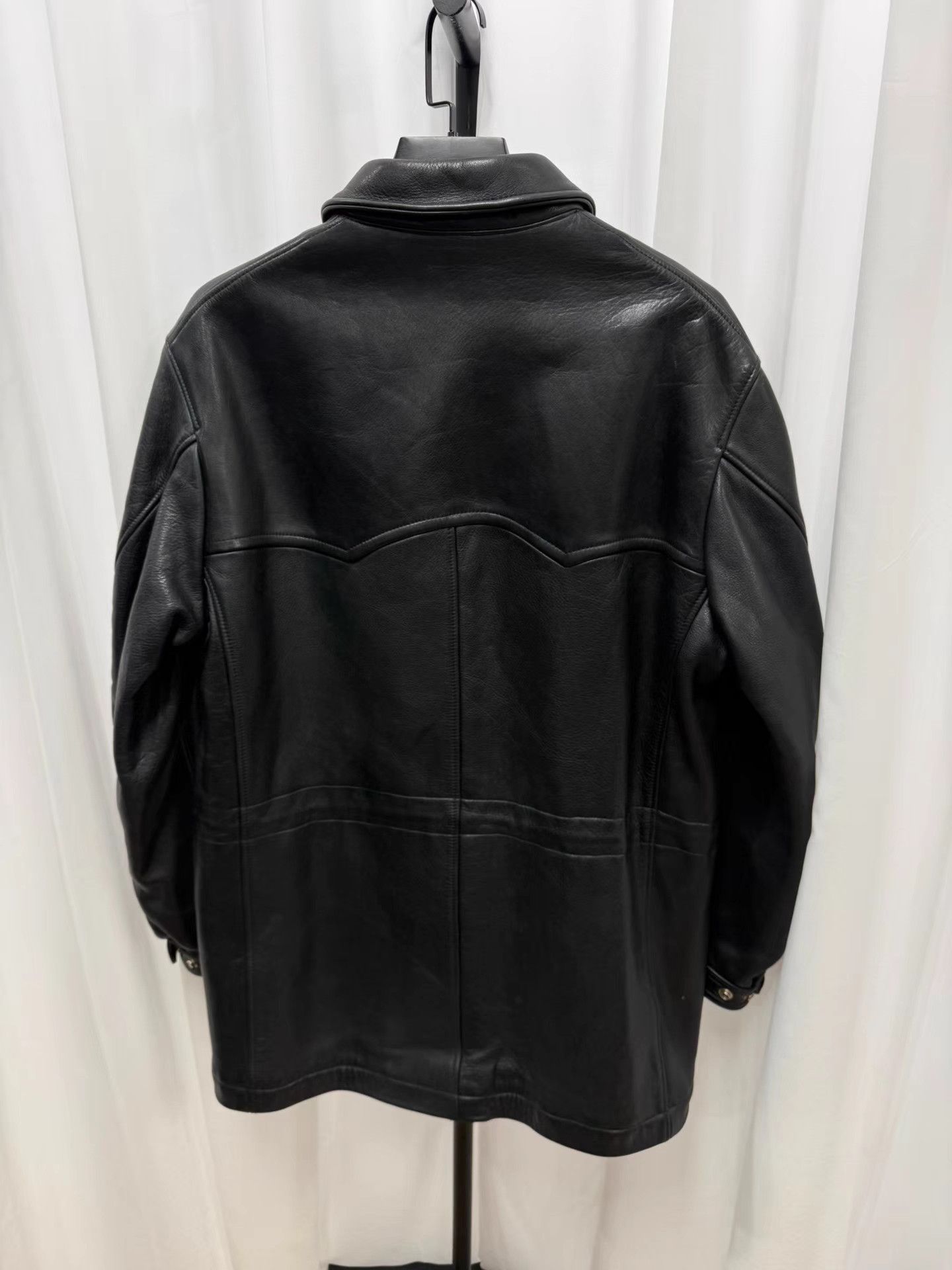 Yohji Yamamoto Yohji Yamamoto Y's Heavy Leather Coat K20 Size US XL / EU 56 / 4 - 5 Thumbnail