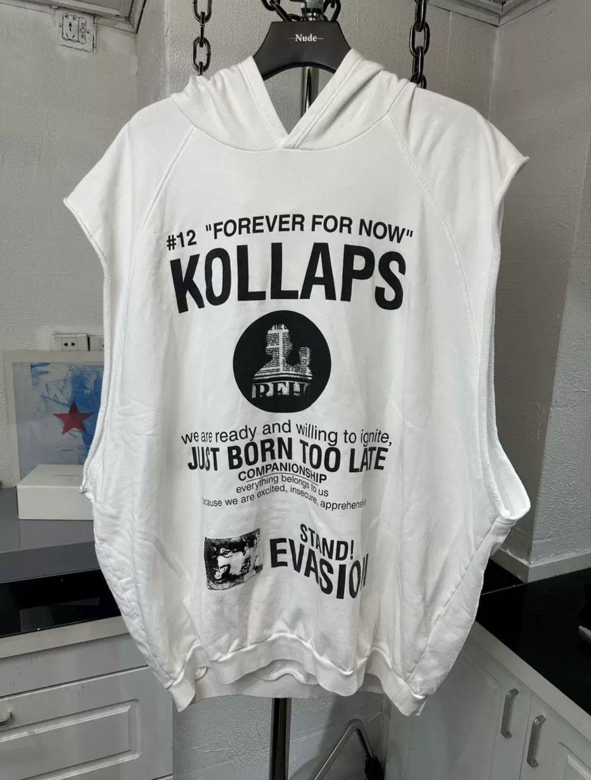 RAF simons redux vest hoodie