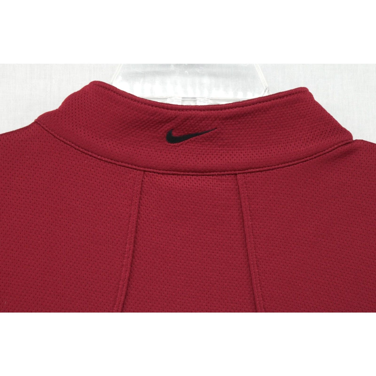 Nike VINTAGE Nike Golf Sport Cover Up Men's XL Red 1/4 Zip Pullover Sweater Preppy Modern Size US XL / EU 56 / 4 - 6 Thumbnail