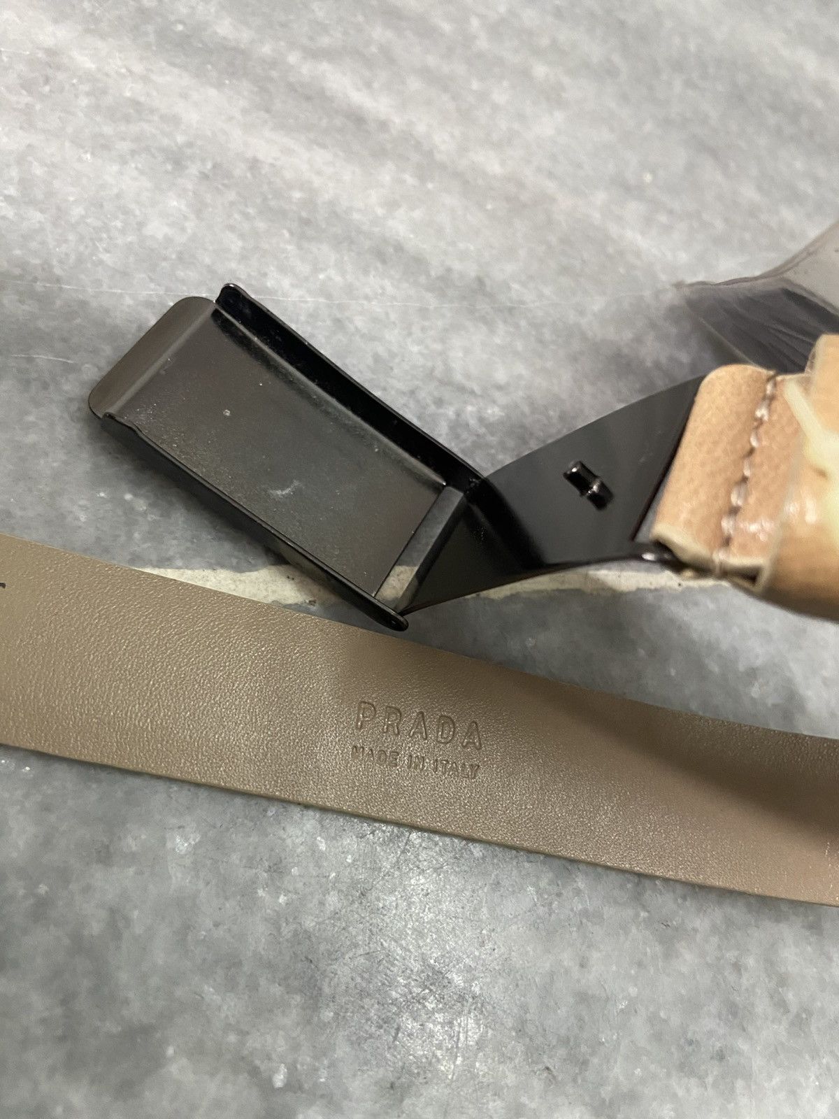 Prada PRADA Vintage Leather Belt Size ONE SIZE - 6 Thumbnail
