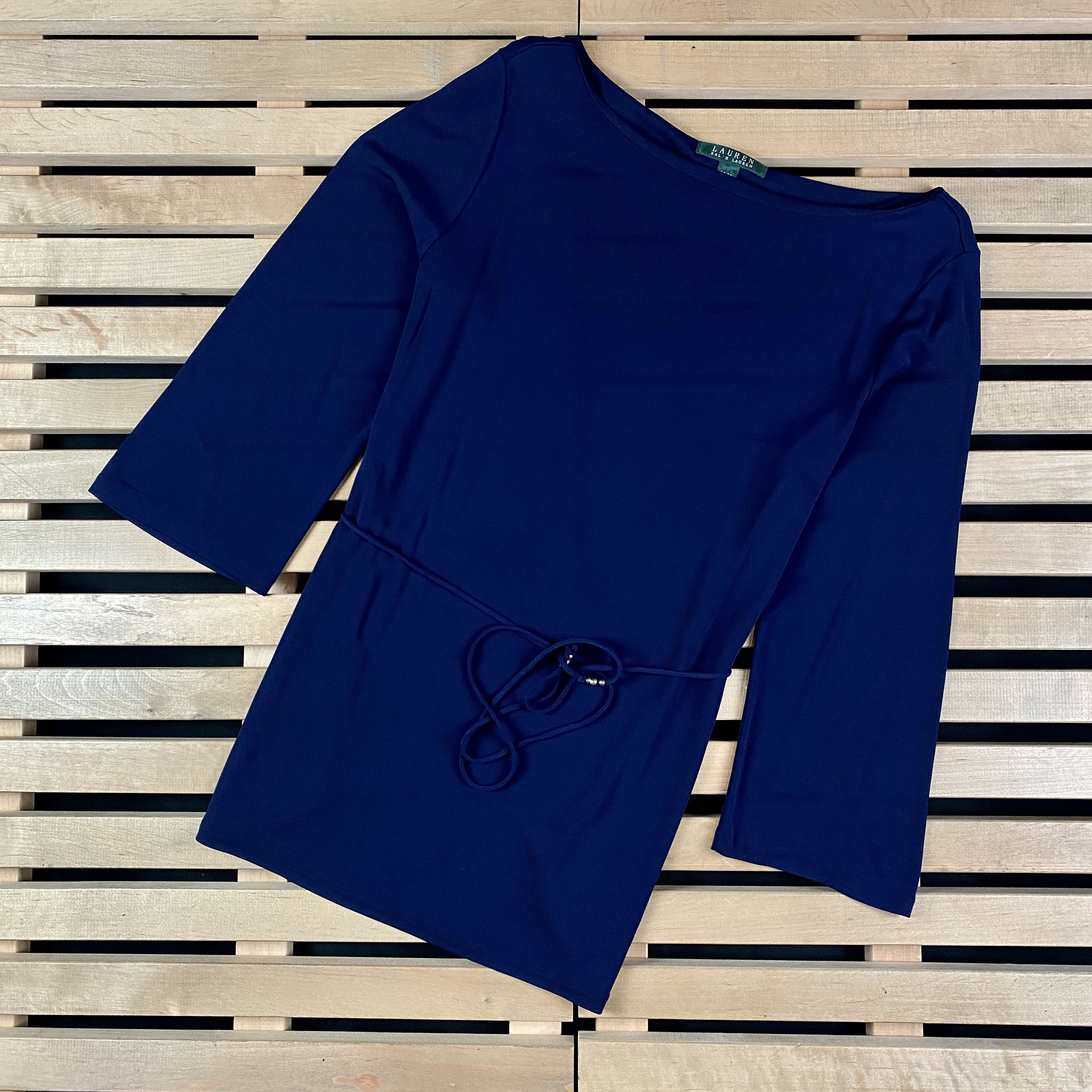 Polo Ralph Lauren × Ralph Lauren Womens Short Sleeve Top T-Shirt Ralph Lauren Size M Rayon Size M / US 6-8 / IT 42-44 - 1 Thumbnail