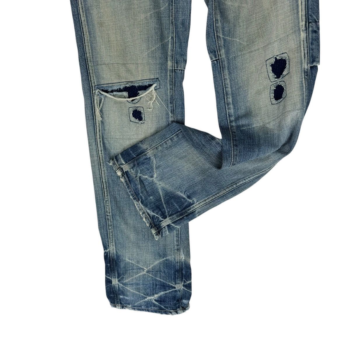 If Six Was Nine ☀️BARTACK MILL SPEC PATCHWORK DENIM PANTS Size US 34 / EU 50 - 6 Thumbnail