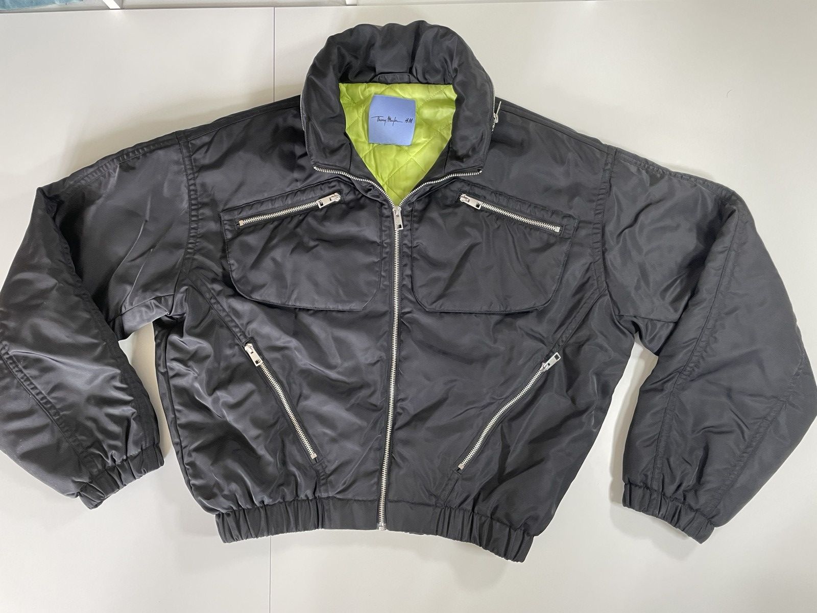 H&M × Mugler × Thierry Mugler Mugler hm bomber jacket Size US S / EU 44-46 / 1 - 2 Thumbnail