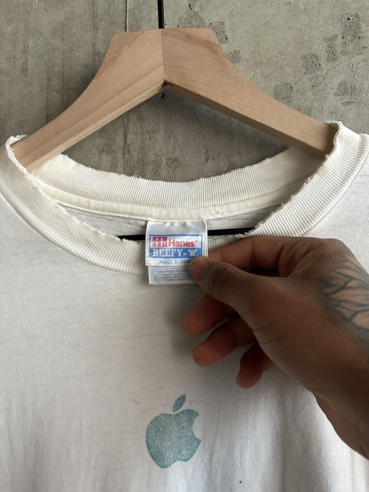 Vintage 4. 90’ Vintage Apple IMac “Whoa Tee” Size US L / EU 52-54 / 3 - 3 Thumbnail