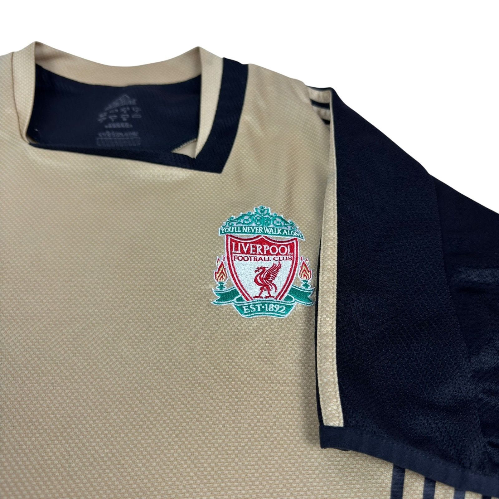 Adidas × Vintage Adidas Climacool Men's Yellow Liverpool F.C. Football Jersey Size US S / EU 44-46 / 1 - 4 Thumbnail