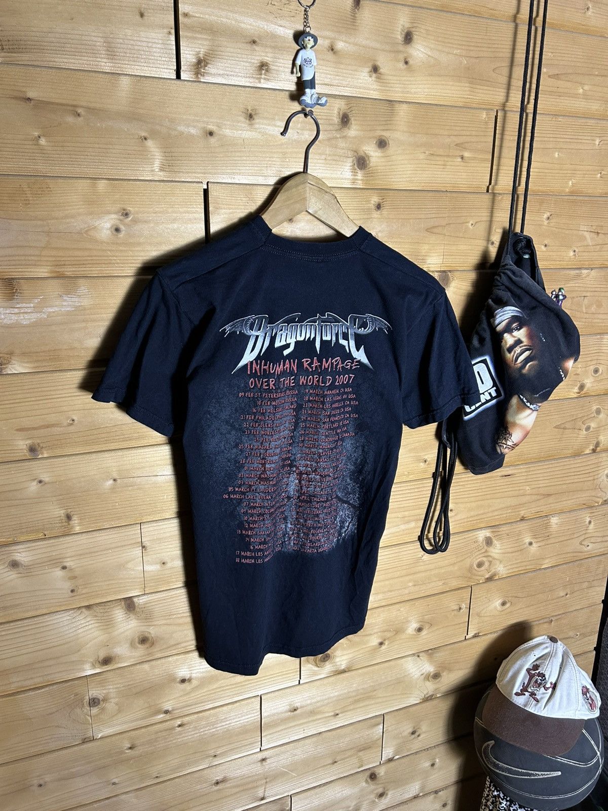 Vintage Vintage 00’s Dragonforce 2007 tour t shirt Size US S / EU 44-46 / 1 - 8 Thumbnail