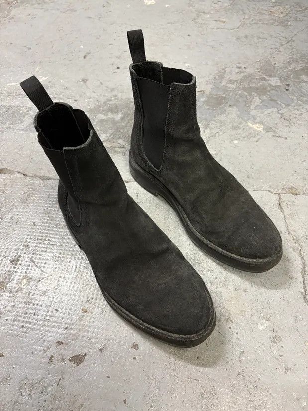 Vintage × Yeezy Yeezy Season 6 Black Suede Leather Chelsea Boots Size US 9 / EU 42 - 4 Thumbnail