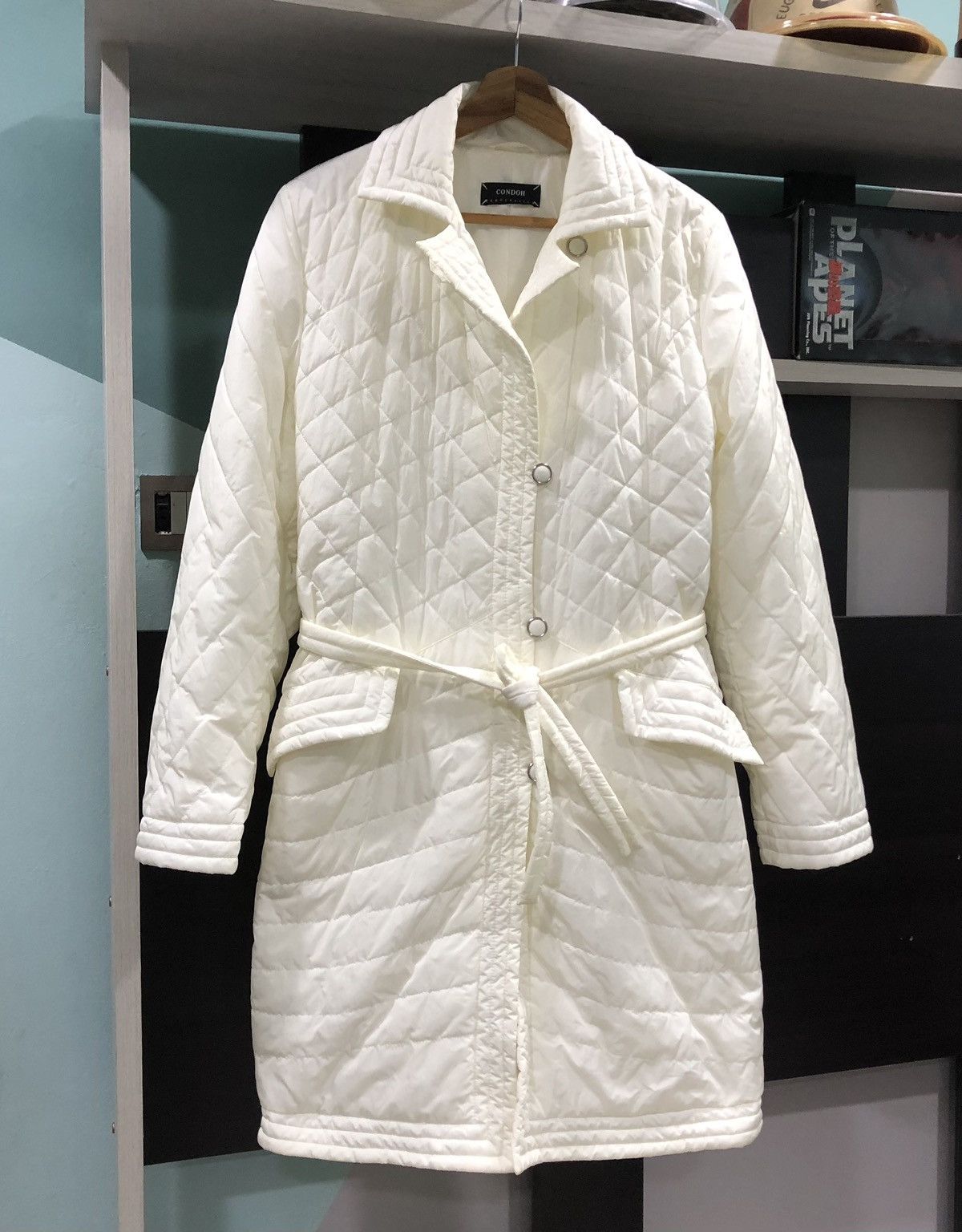 Japanese Brand CONDOH Neoclassico Italy Quilted Trench Coat Jacket Size M / US 6-8 / IT 42-44 - 2 Thumbnail