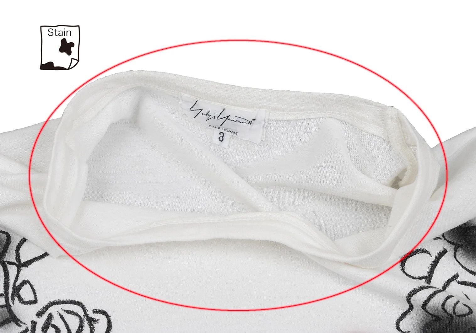 Yohji Yamamoto Yohji Yamamoto Cotton Floral Sketch Print T-Shirt Size US L / EU 52-54 / 3 - 5 Thumbnail