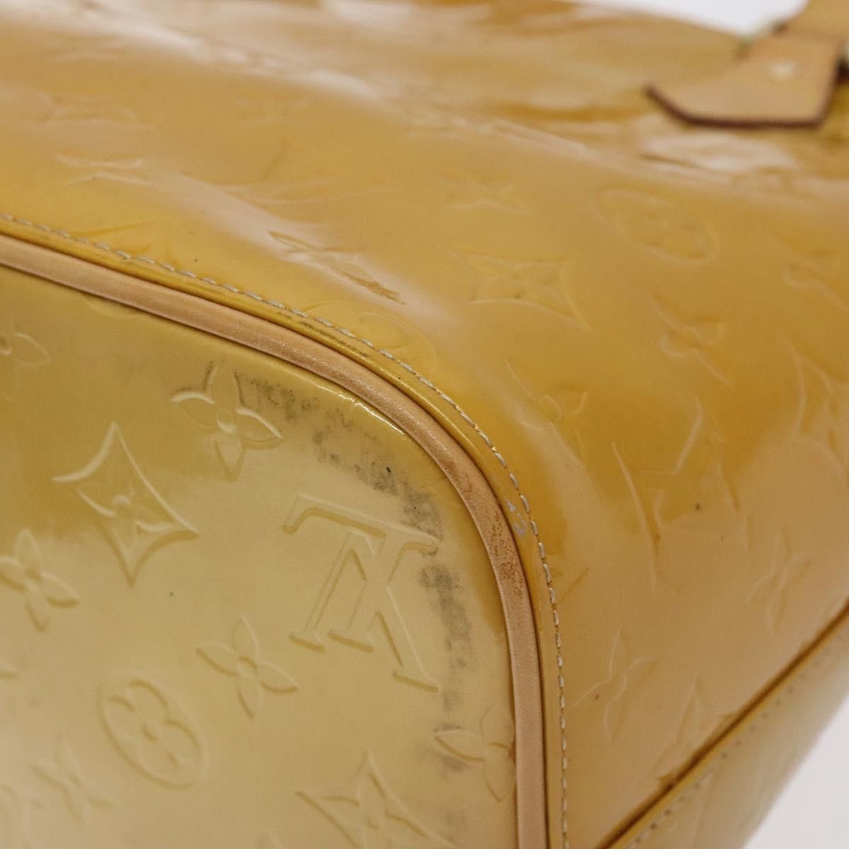 Louis Vuitton LOUIS VUITTON Monogram Vernis Houston Hand Bag Beige M91004 Size ONE SIZE - 16 Thumbnail