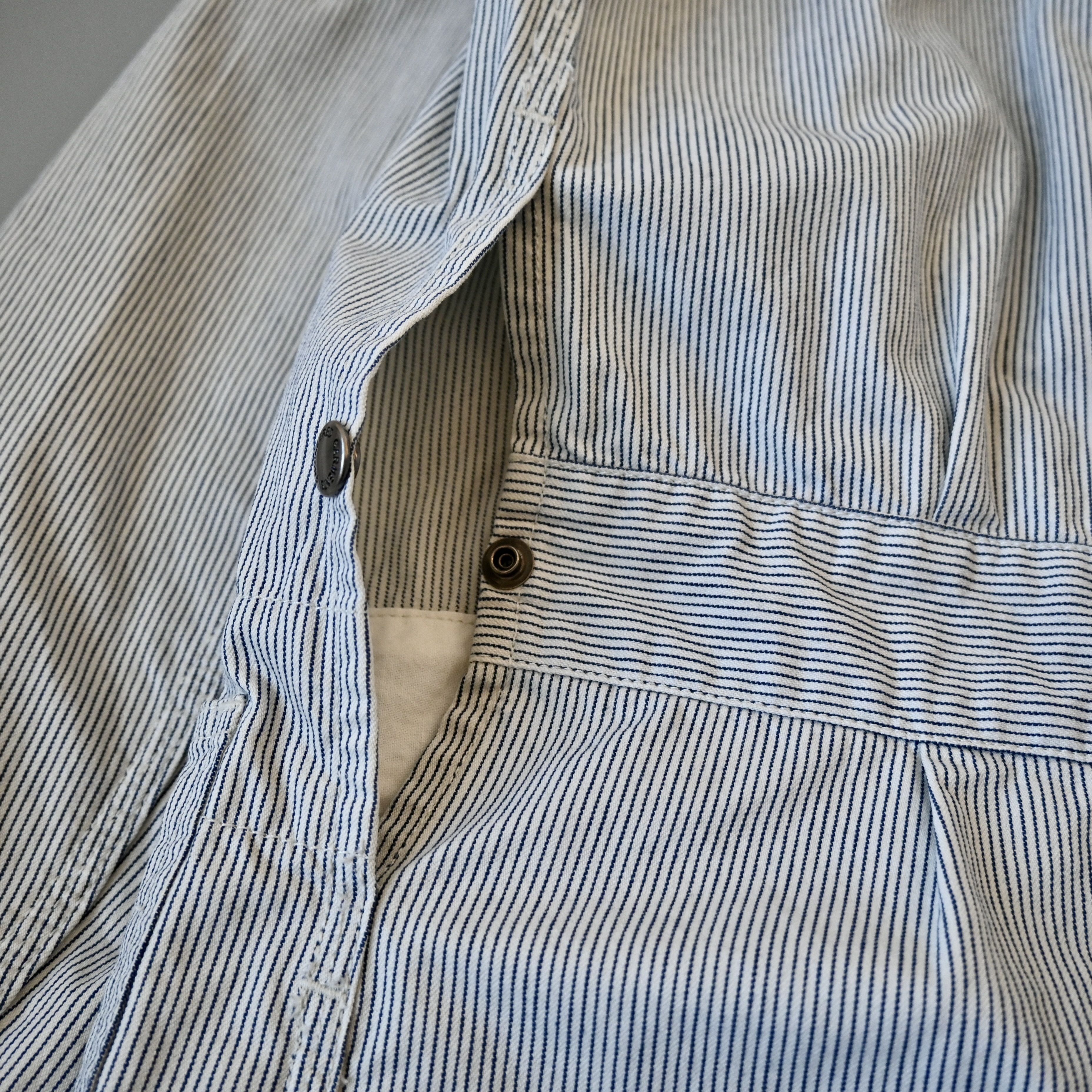 Engineered Garments VTG 2000s Engineered Garments hickory twill "Shop Coat" Size US S / EU 44-46 / 1 - 4 Thumbnail