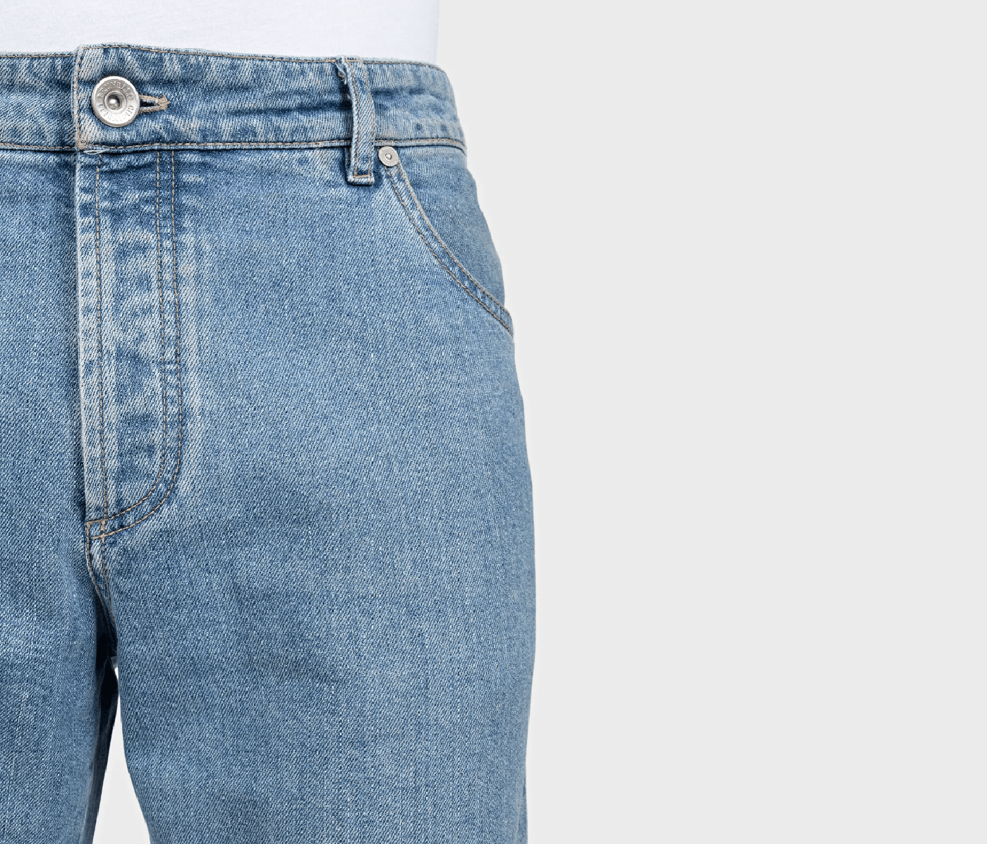 Brunello Cucinelli Brunello Cucinelli Blue Straight Leg Jeans IT54 XXL Size US 38 / EU 54 - 4 Thumbnail