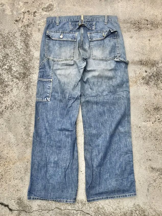FCUK BAGGY WIDE LEG CARPENTER DENIM BY FCUK Size 33" - 7 Thumbnail