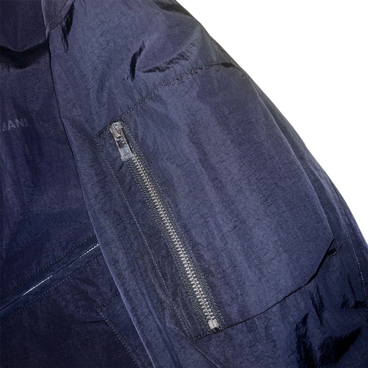 Emporio Armani $1350 EMPORIO ARMANI All-weather blouson Deep blue Size US L / EU 52-54 / 3 - 11 Thumbnail