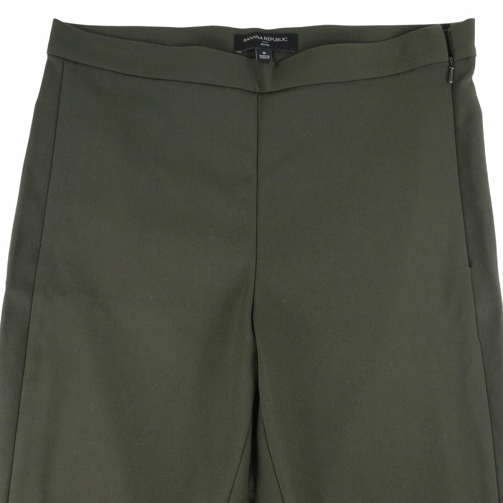 Banana Republic Banana Republic Devon Bi-Stretch Olive Green Pants Size 8 Size 30" / US 8 / IT 44 - 2 Thumbnail