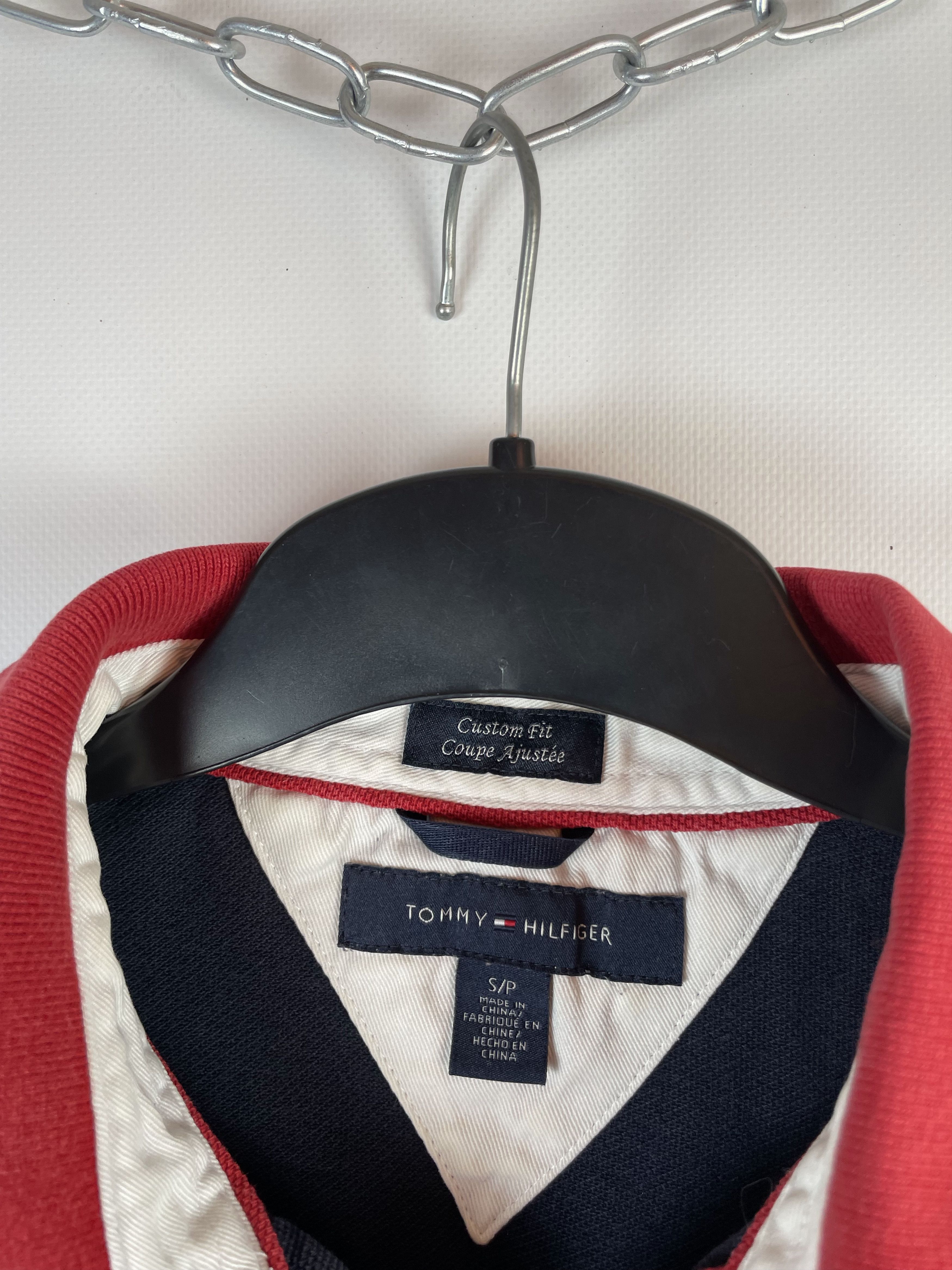 Other Vintage Tommy Hilfiger Polo T Shirt Rugby Big Logo 90s Size US S / EU 44-46 / 1 - 5 Thumbnail