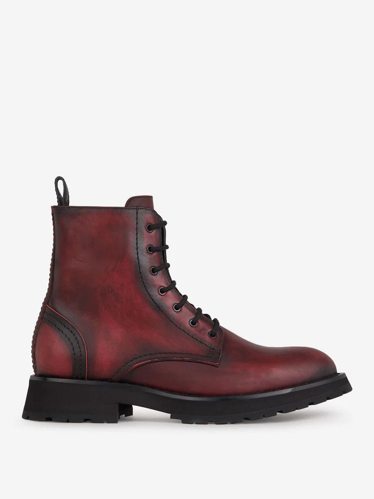 o1y1024 Ankle Boots in Burgundy