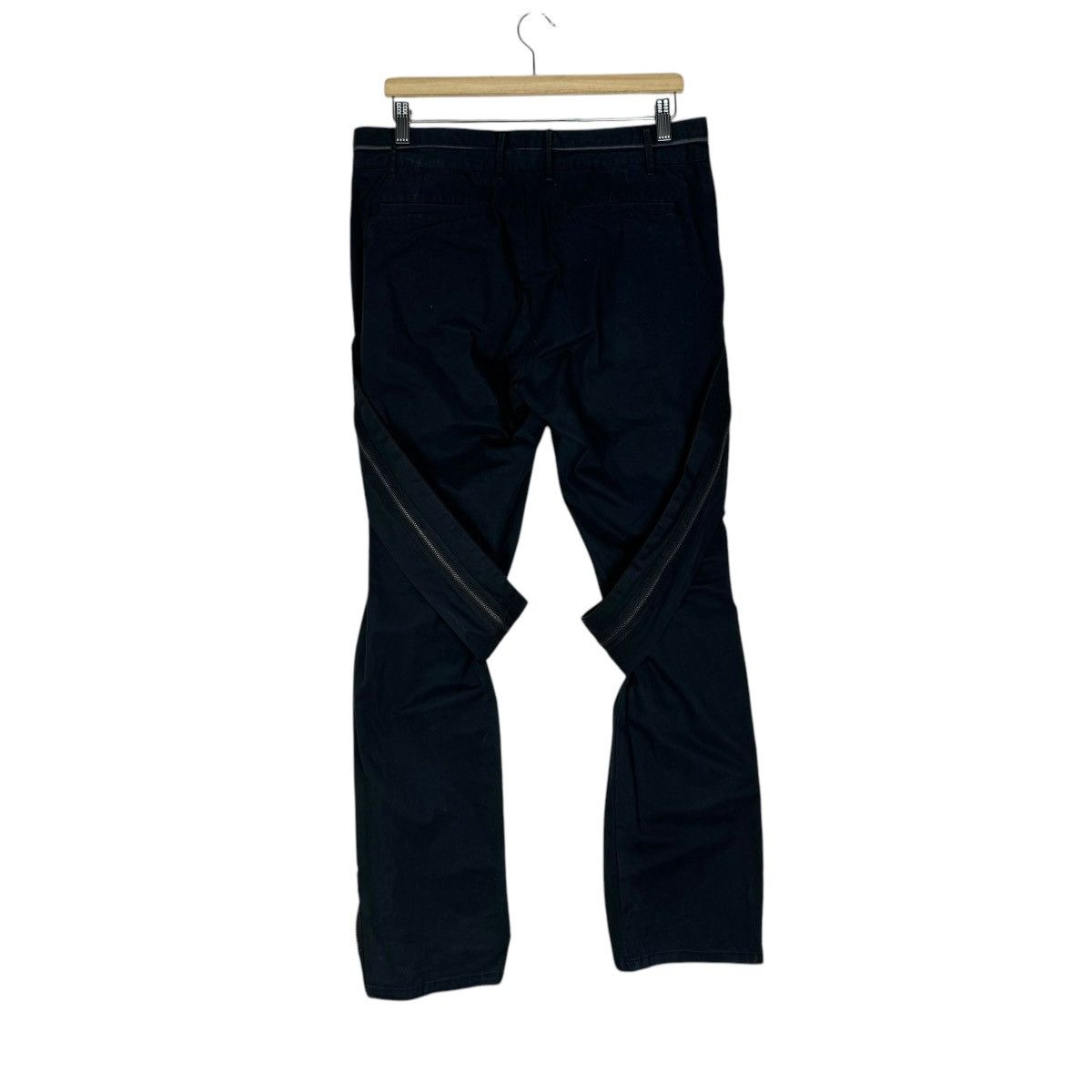 If Six Was Nine ❄️ALGONQUINS BONDAGE FLARE GOTHIC ZIPPER PANTS Size US 32 / EU 48 - 8 Thumbnail