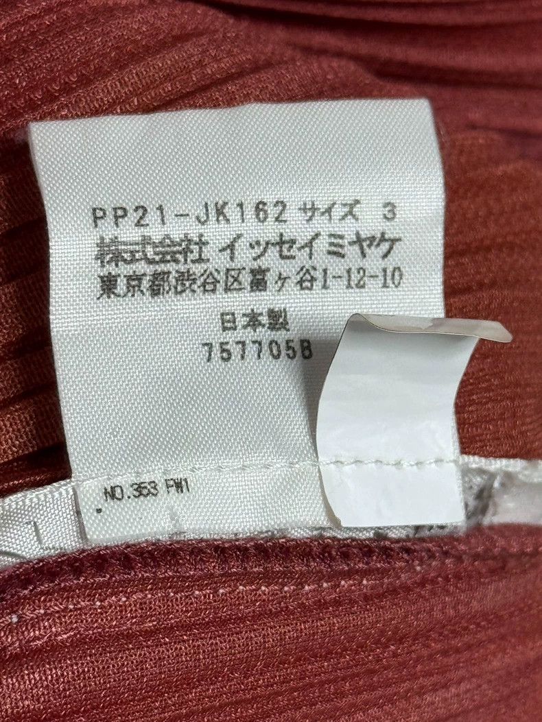 Issey Miyake Issey Miyake size:3 Brick-red pleated top Size S / US 4 / IT 40 - 4 Thumbnail