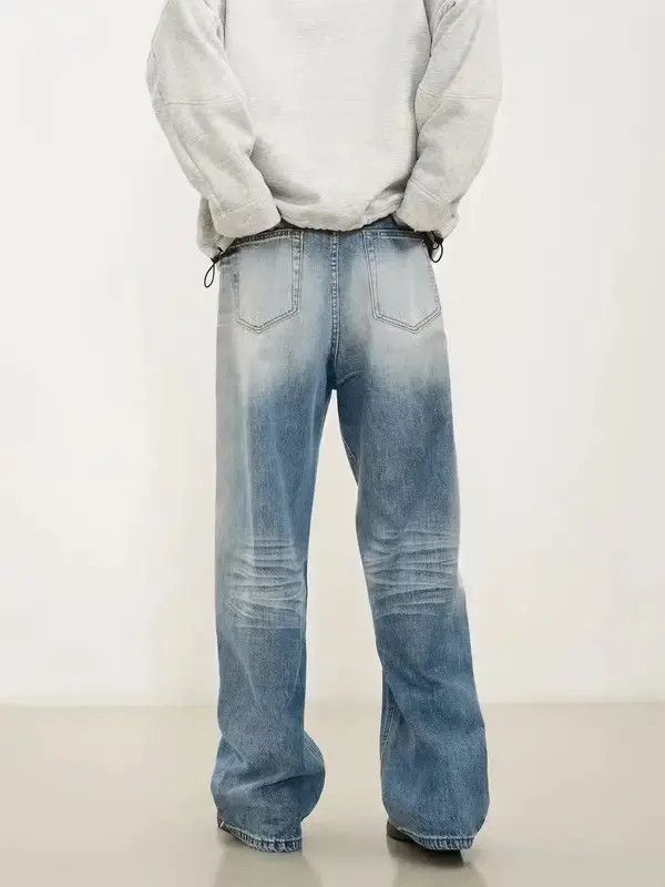 Vintage VIBE loose washed faded baggy gradient jeans Size US 32 / EU 48 - 7 Thumbnail