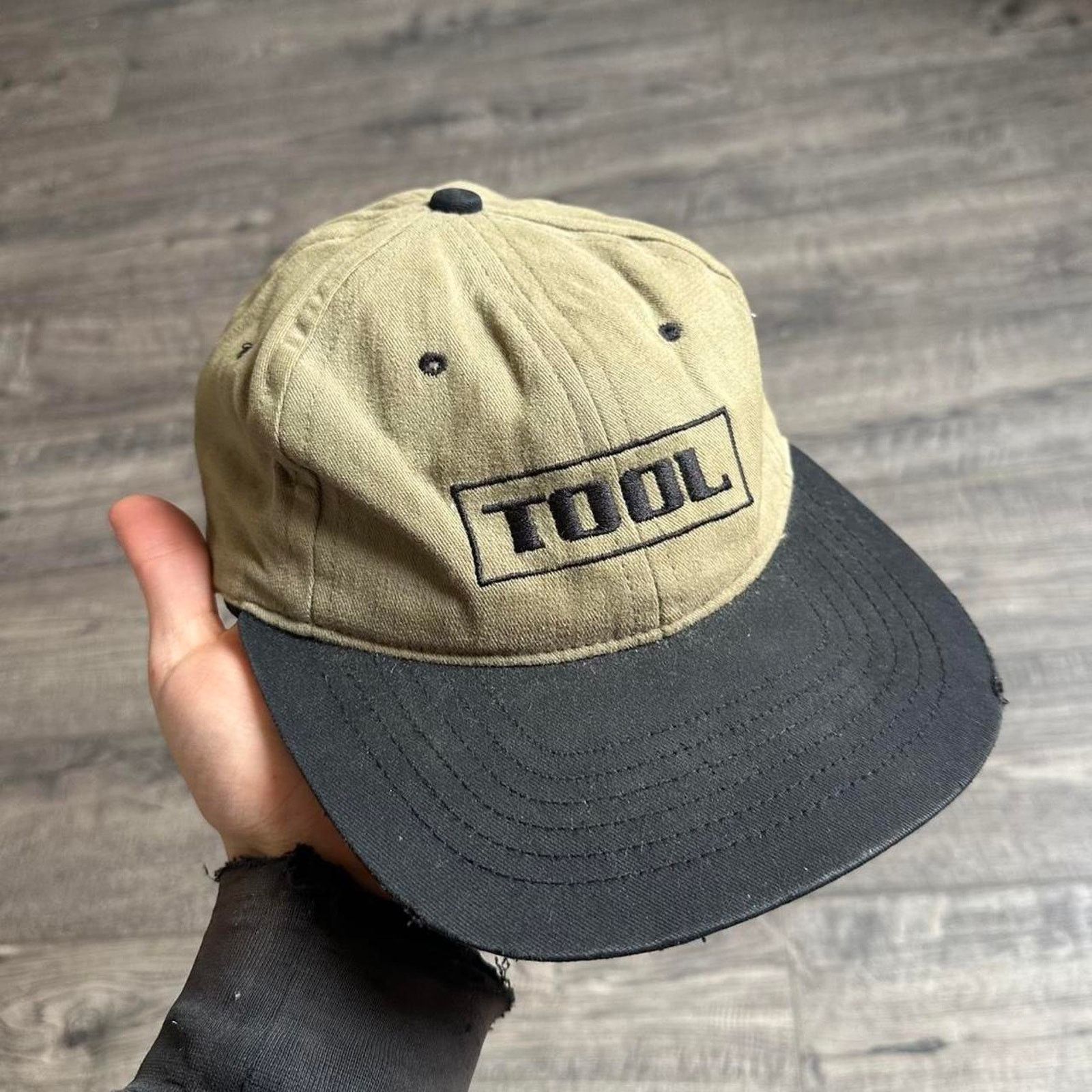 Rare Vintage 90s Thrashed Emo Metal Rock Tool Band Hat Cap