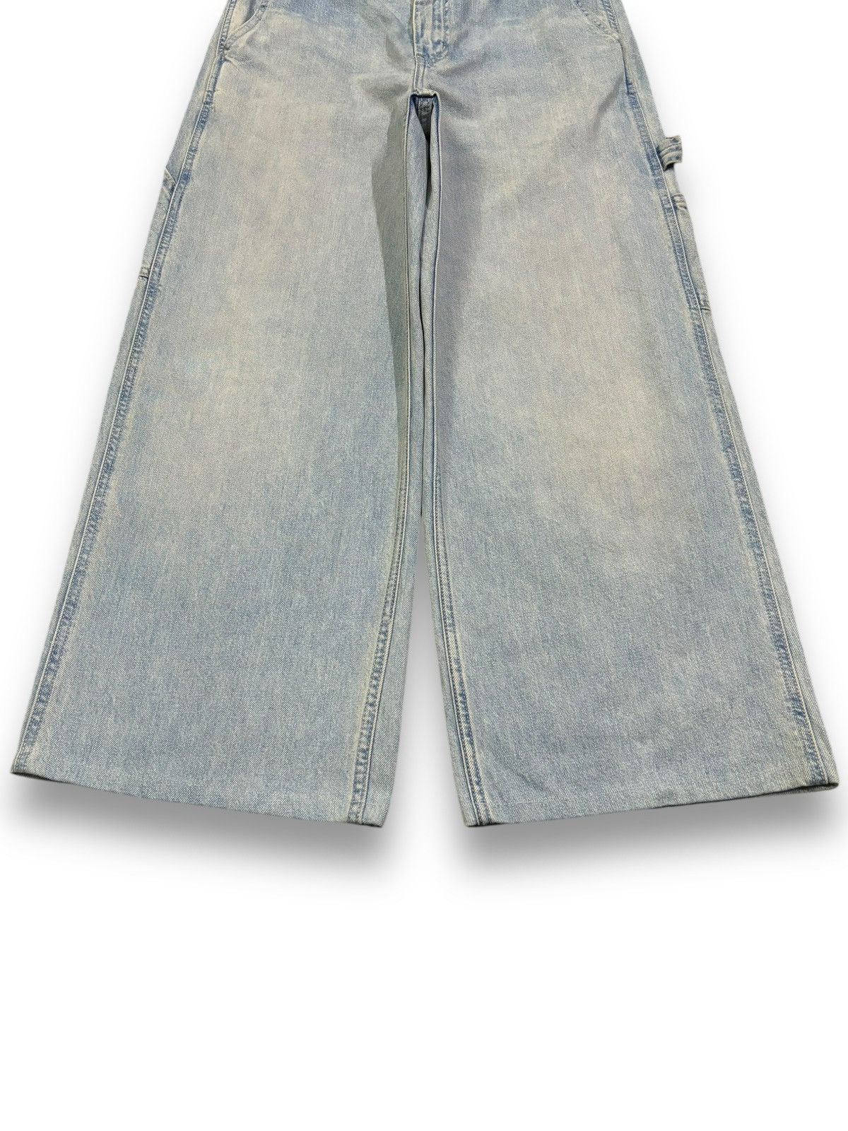 JW Anderson × Uniqlo Vintage JW Anderson x Uniqlo Blue Wash Baggy Carpenter Jeans Size US 30 / EU 46 - 6 Thumbnail