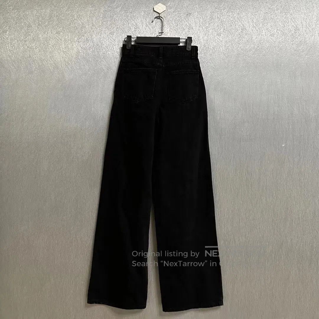 WE11DONE We11done Silver Buckle Black Wide. Size 31" - 3 Thumbnail