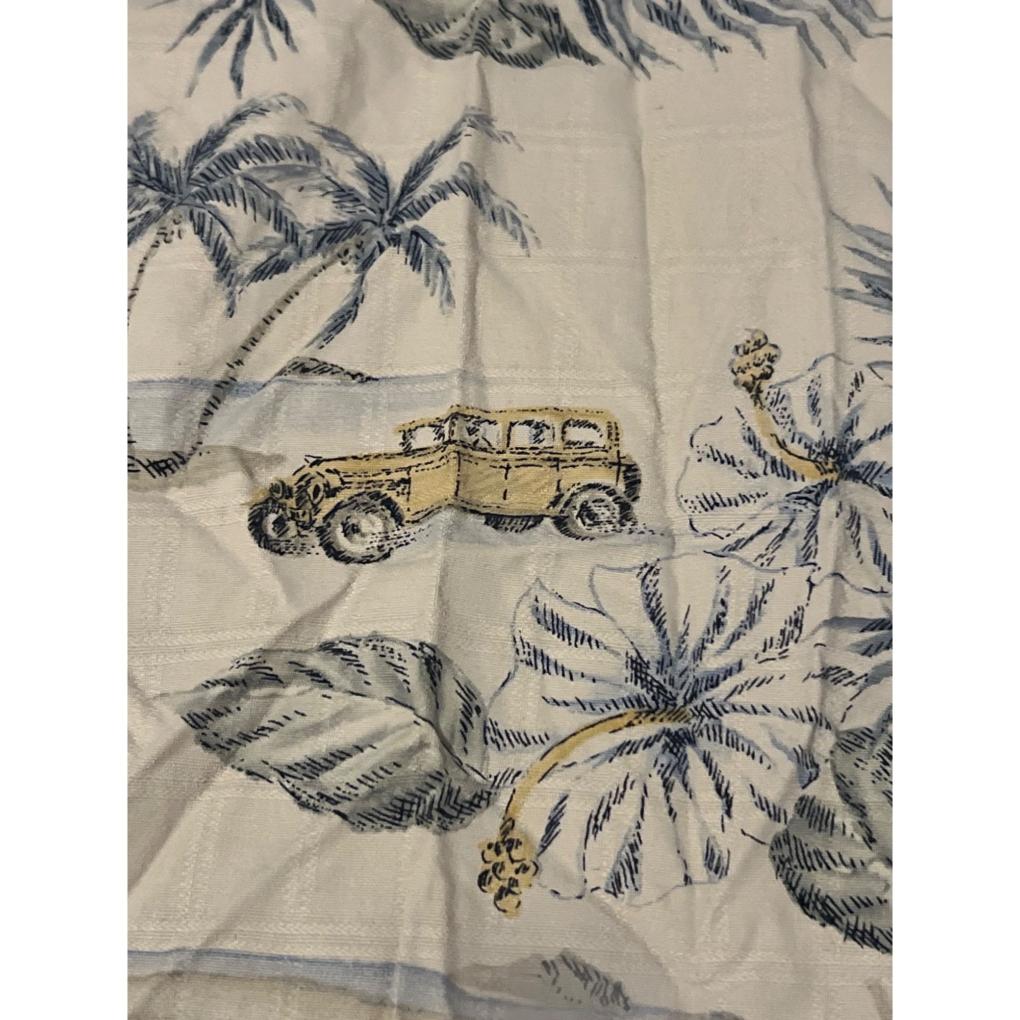 Other Cellini 100% Silk Hawaiian Button-Up Shirt Palm Tree Vintage Size US XL / EU 56 / 4 - 3 Thumbnail