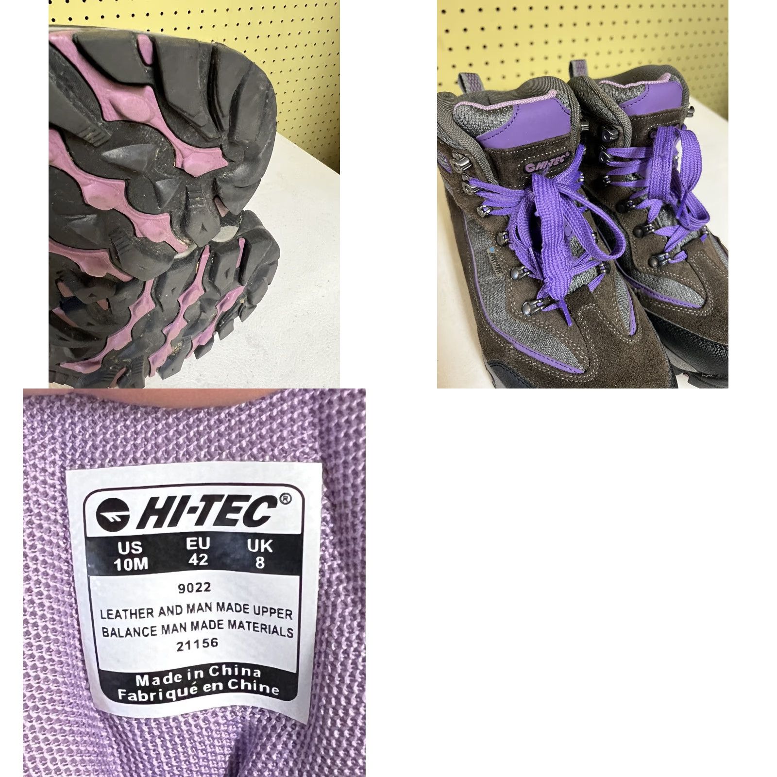 Vintage Hi-Tec Skamania Waterproof Hiking Womens Grey Casual Boots 9022 Sz 10 M Size US 8 / IT 38 - 8 Thumbnail