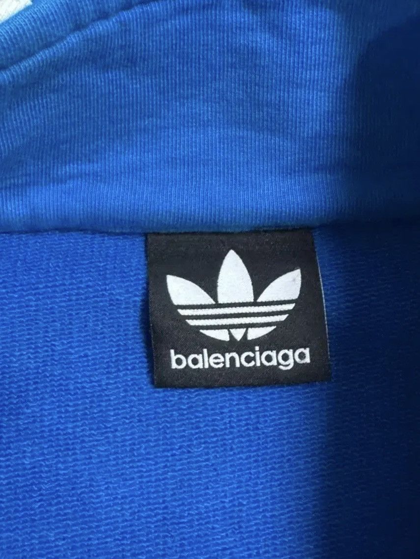 Adidas × Balenciaga Balenciaga x Adidas Half Zip Up Tracktop Size US XL / EU 56 / 4 - 4 Thumbnail