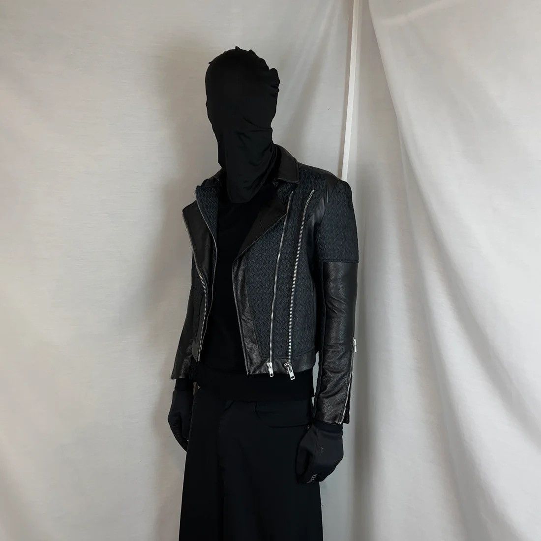 Helmut Lang Helmut Lang Jacquard Multi Zip Leather Jacket - AW12 Size US XS / EU 42 / 0 - 2 Thumbnail