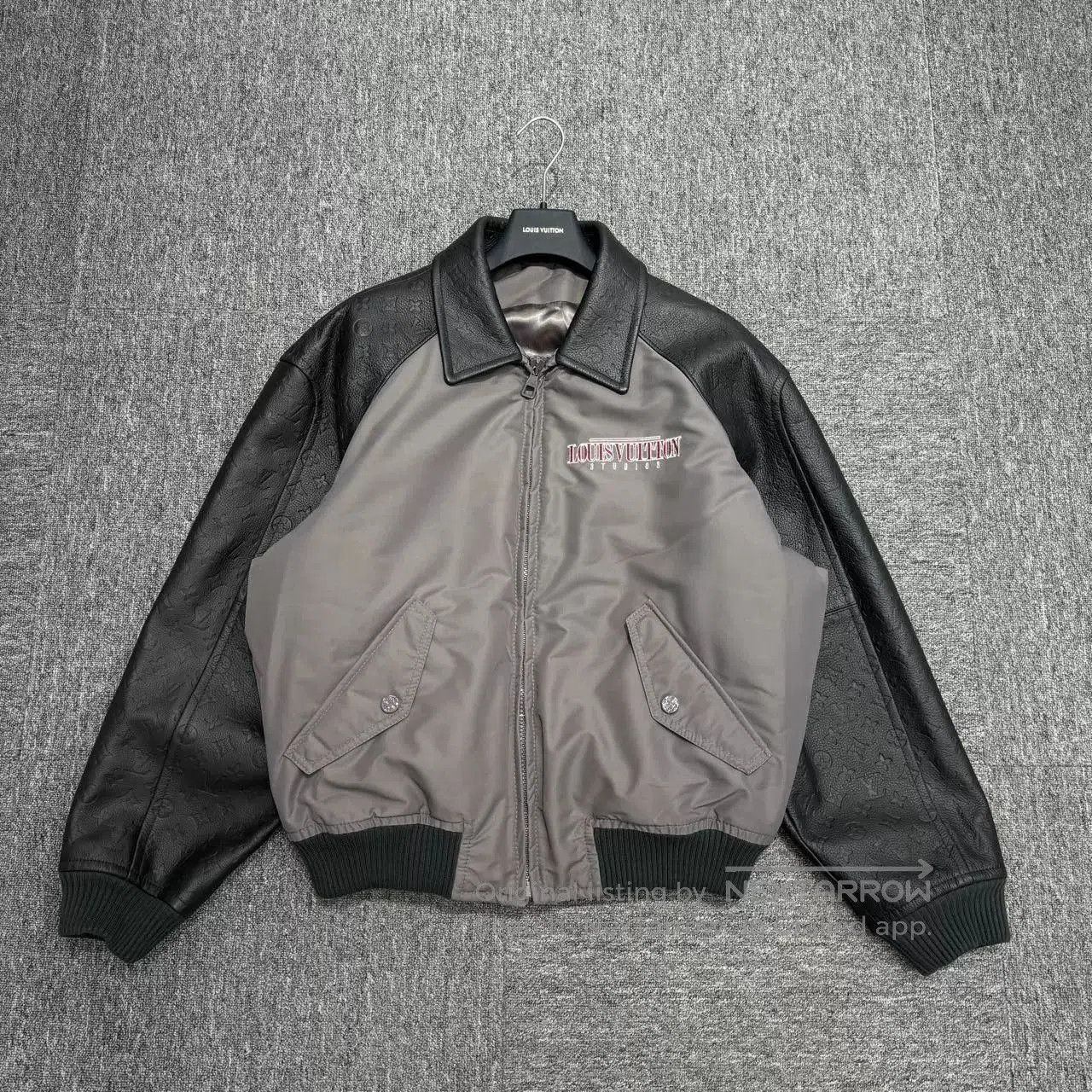 Louis Vuitton Louis Vuitton 23FW Monogram Embossed Baseball Jacket. Size US L / EU 52-54 / 3 - 1 Thumbnail