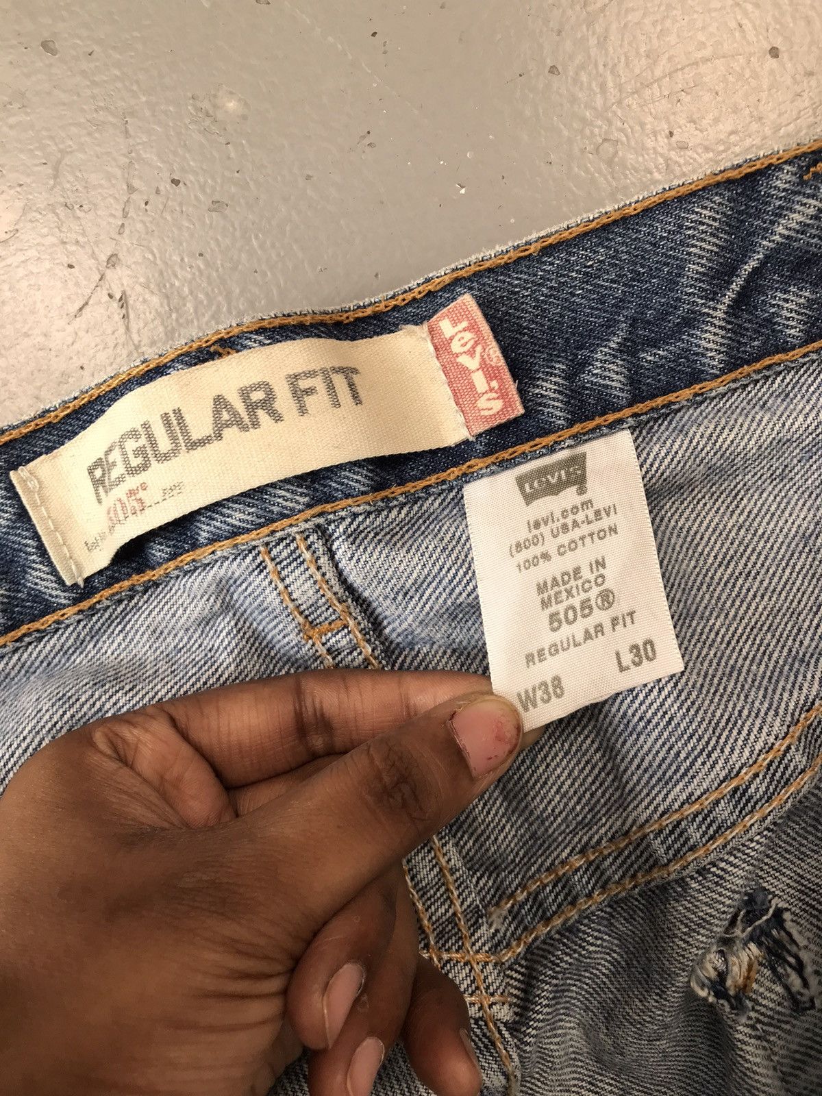 Levi's Vintage Levi’s Strauss & co 505 straight denim Size US 40 / EU 56 - 13 Thumbnail