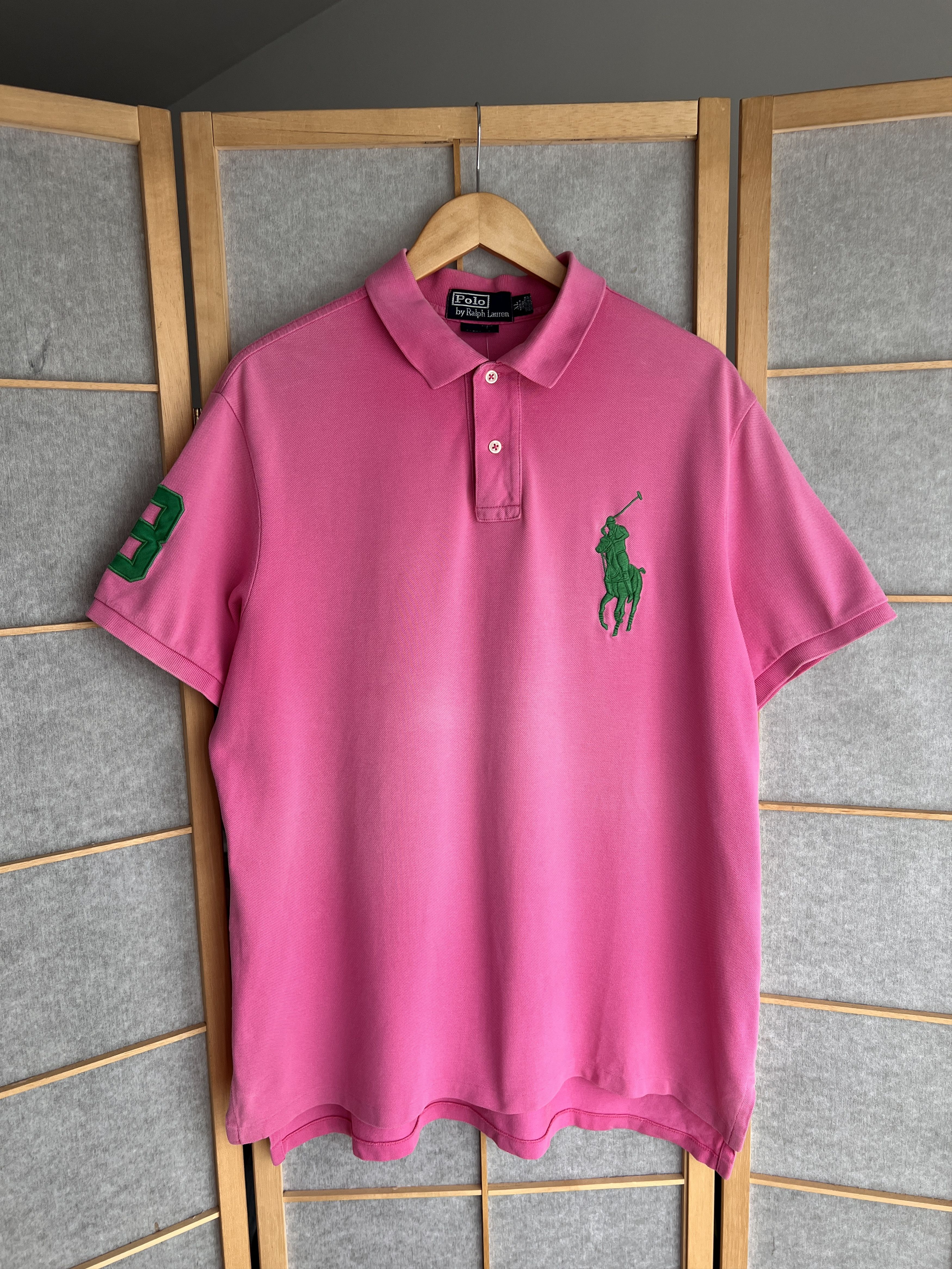 2000s Polo Ralph Lauren Big pony logo Number 3 polo shirt XL