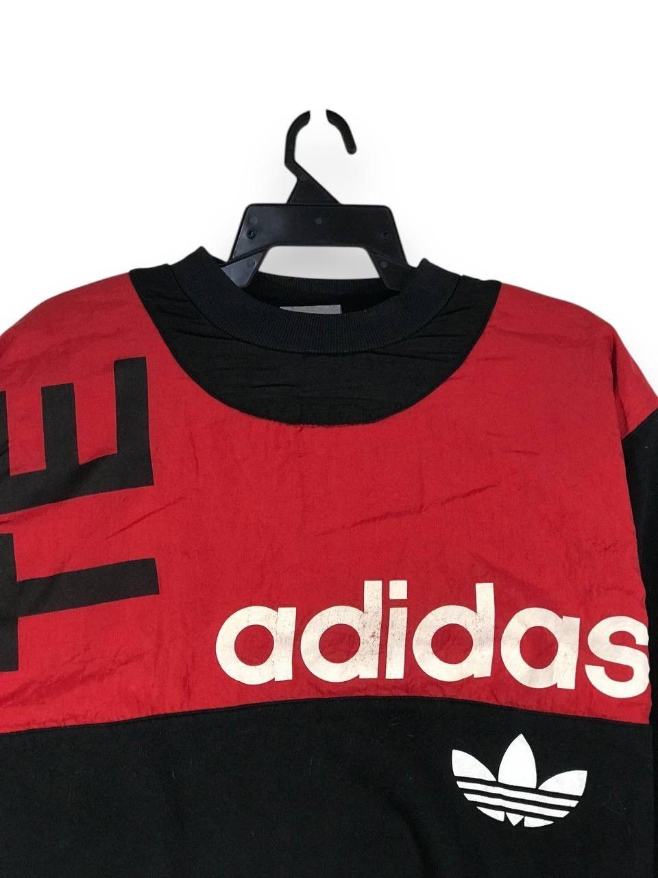 Adidas × Vintage vintage adidas trefoil two colour big logo hiphop style Size US M / EU 48-50 / 2 - 3 Thumbnail