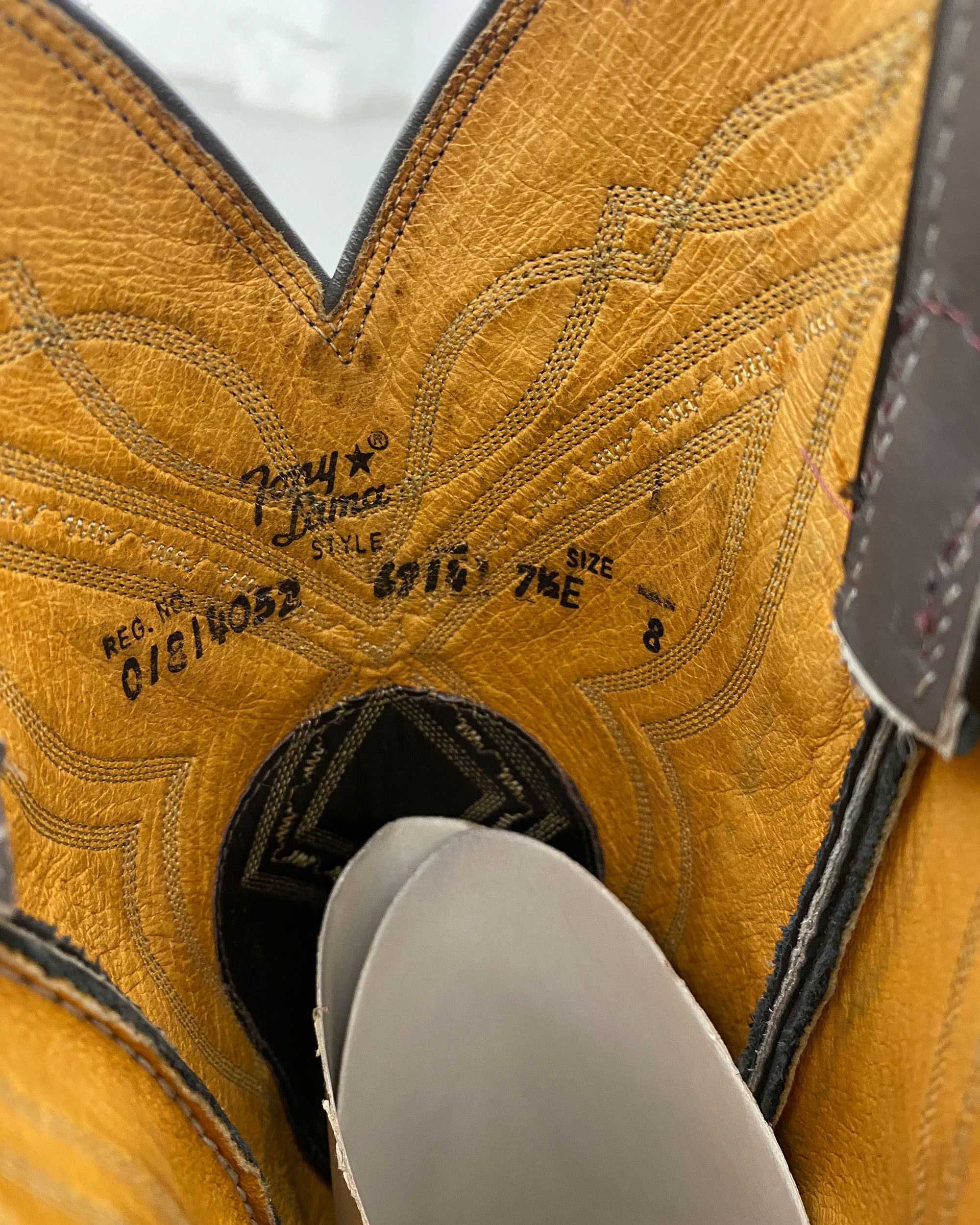 Tony Lama 1990s Two Tone Cowboy Boots Size US 8 / EU 41 - 8 Thumbnail